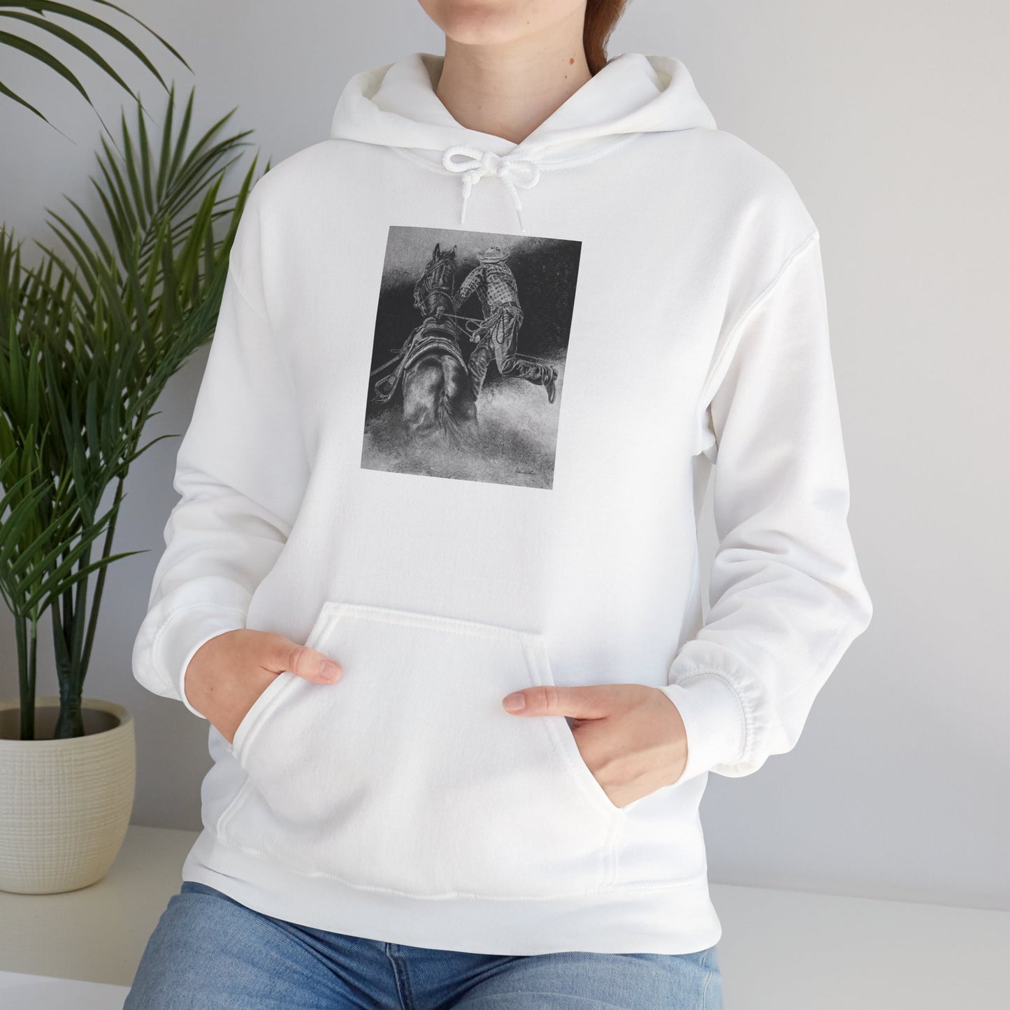 The Dismount. Steer Roper Unisex Hooded Sweatshirt