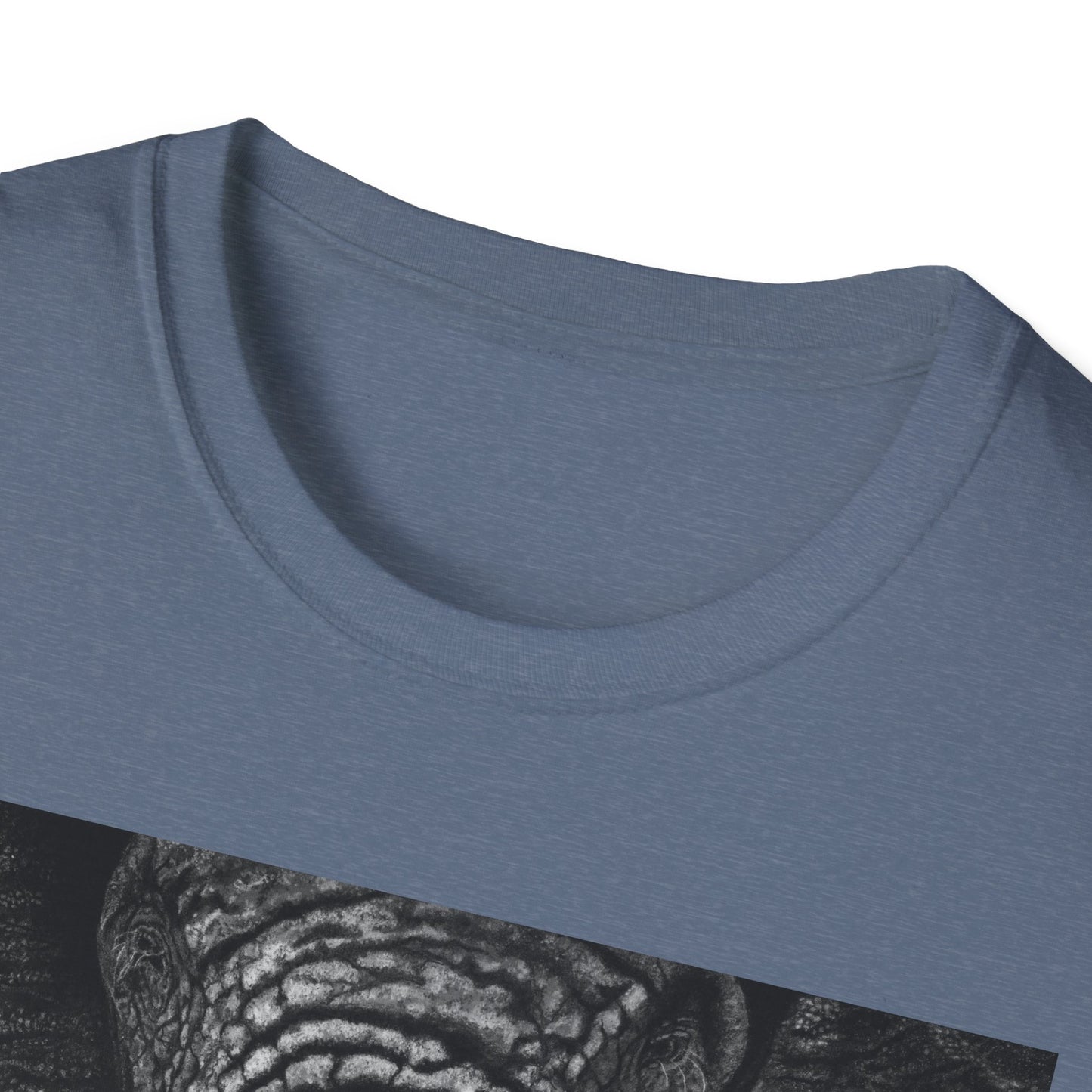 Ebony and Ivory, Elephant Graphic Unisex Softstyle T-Shirt