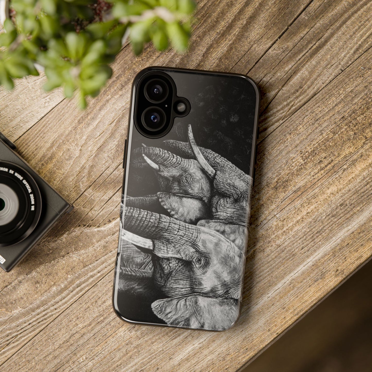 Brushland Bond. Elephant Art Tough Phone Case