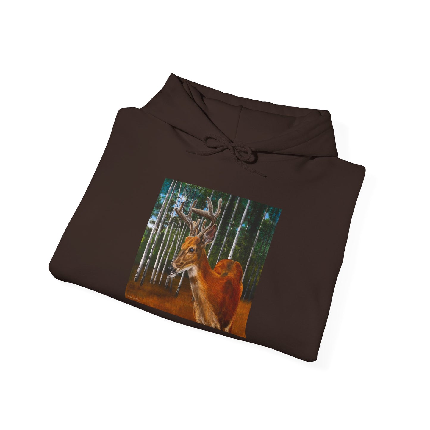 Velvet Crush, Deer Unisex Heavy Blend™ Hooded Sweatshirt