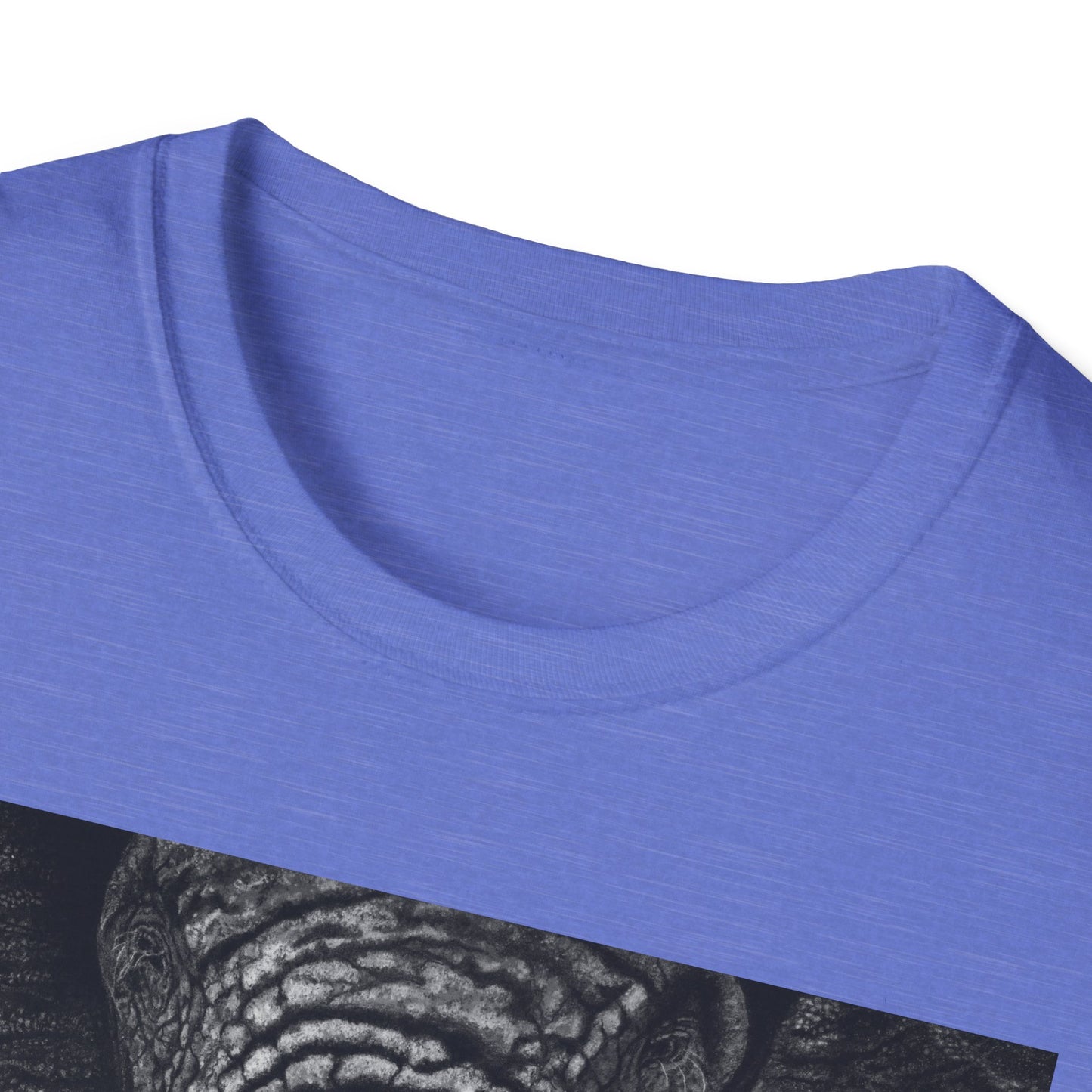 Ebony and Ivory, Elephant Graphic Unisex Softstyle T-Shirt