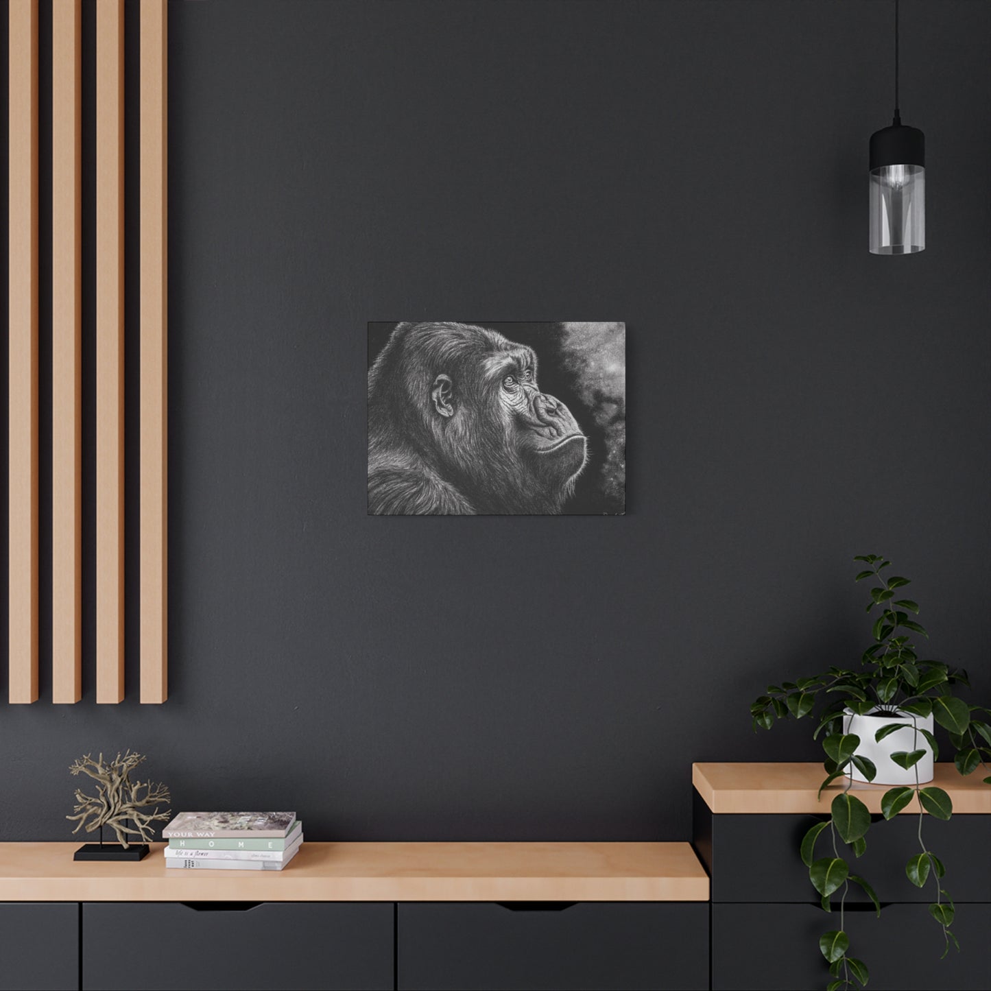Gorilla, Matte Canvas, Stretched, 1.25"