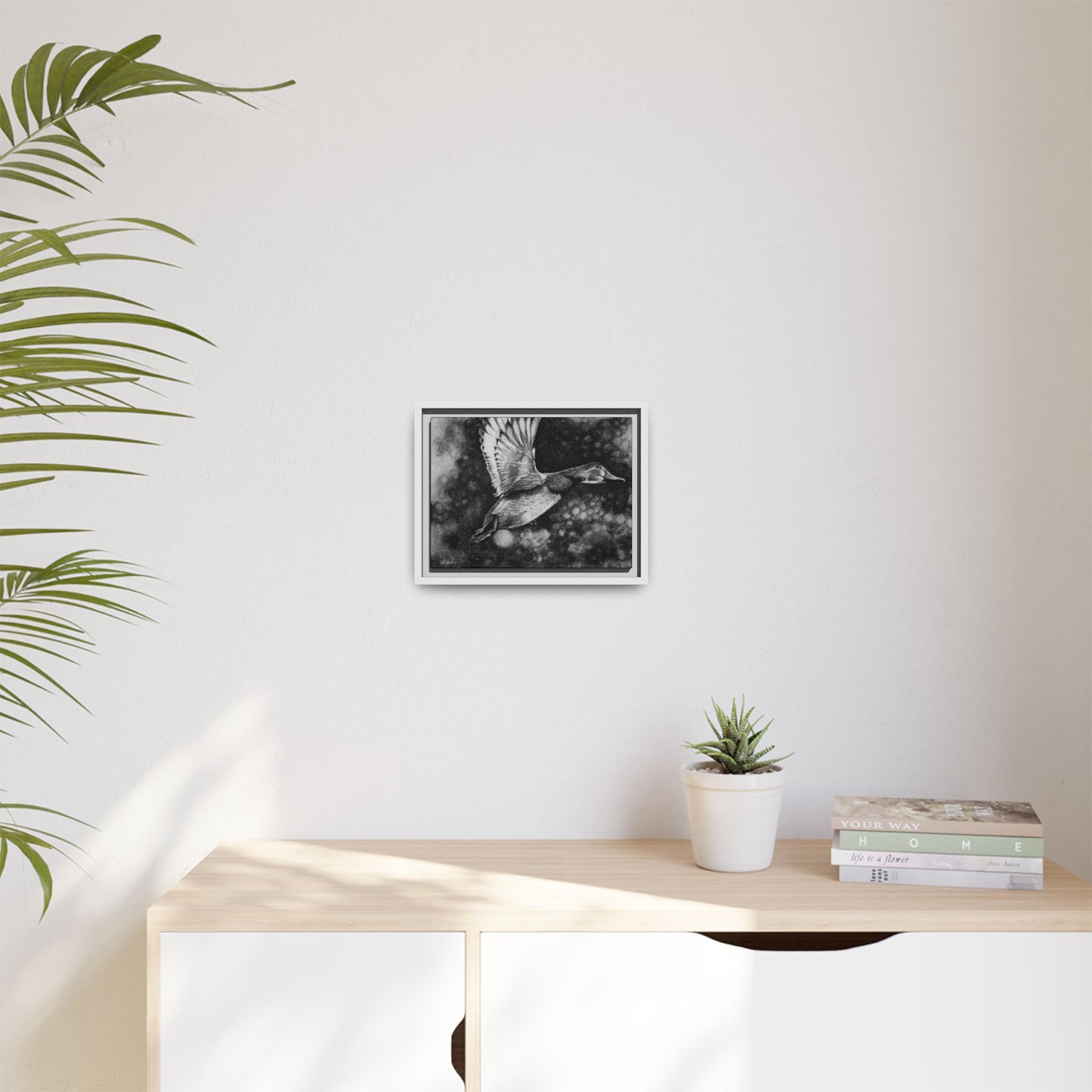 Flare, Framed Duck Canvas Art