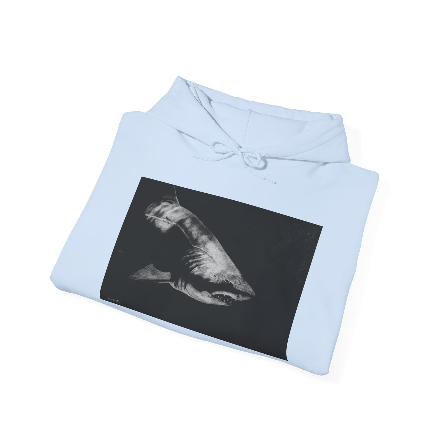 Below, Shark theme Unisex Hoodie