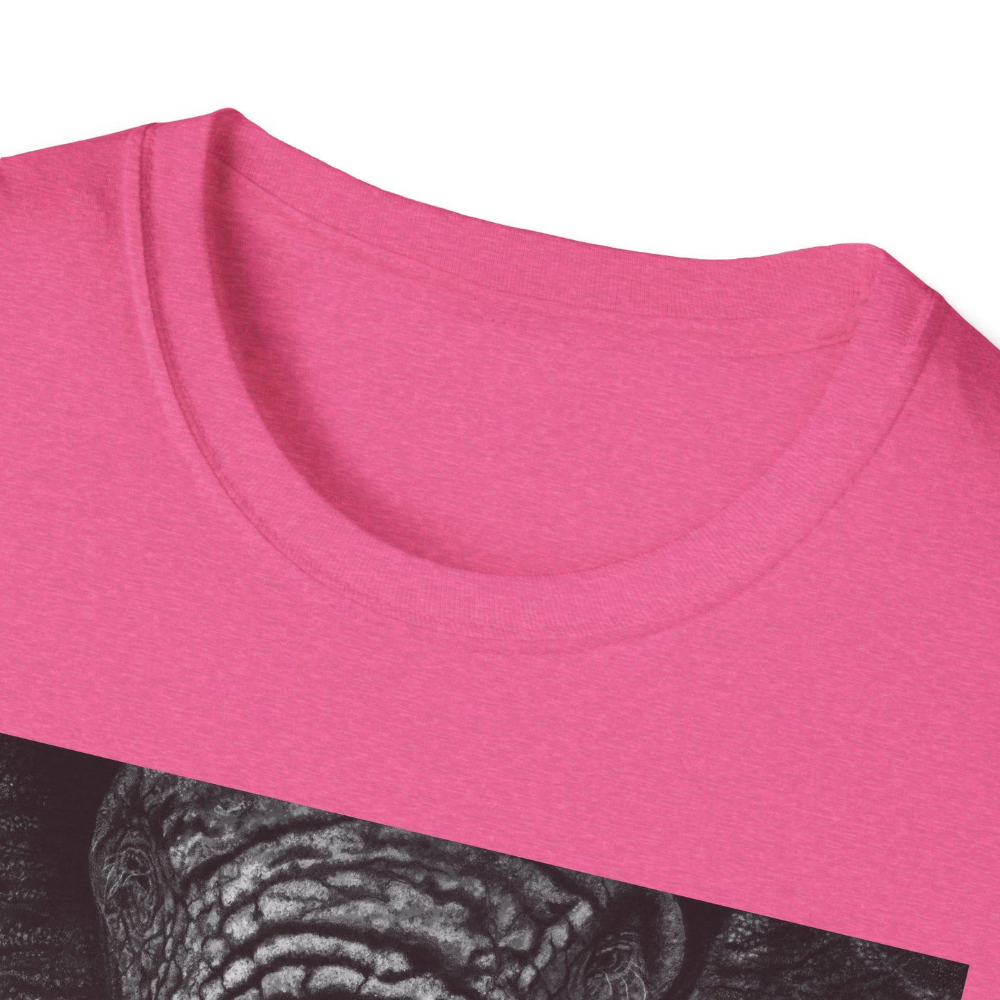 Ebony and Ivory, Elephant Graphic Unisex Softstyle T-Shirt