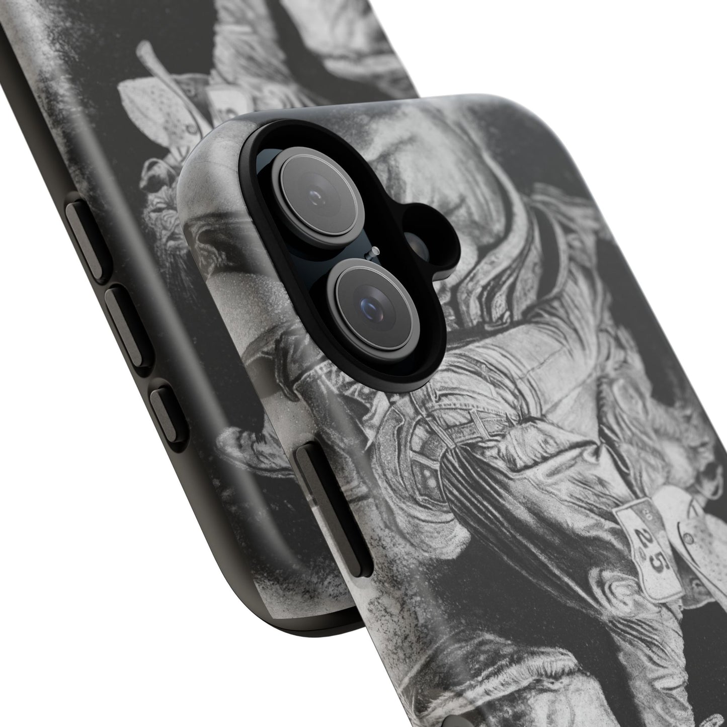 Contact. Cowboy Bulldogger Rodeo Art Phone Case - Tough Cases