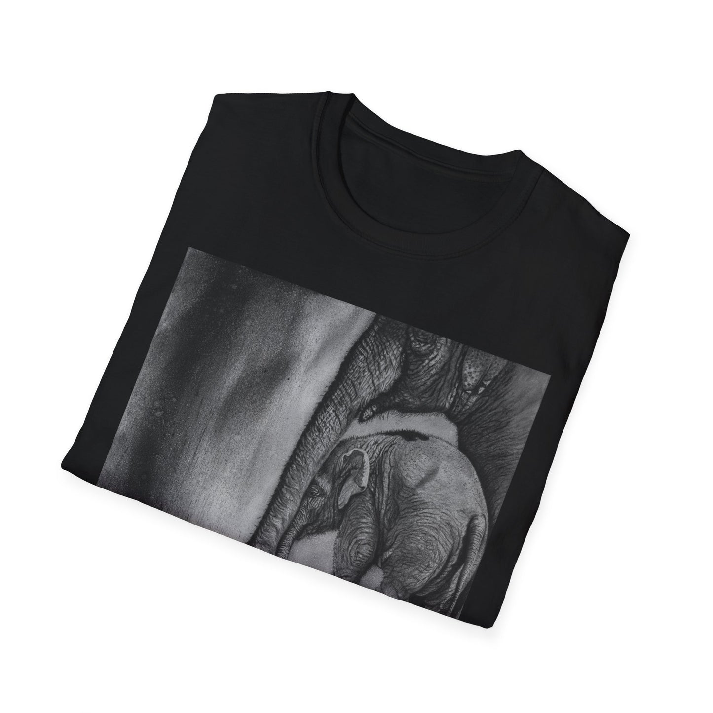 Trunks of Love, Elephant Unisex Softstyle T-Shirt