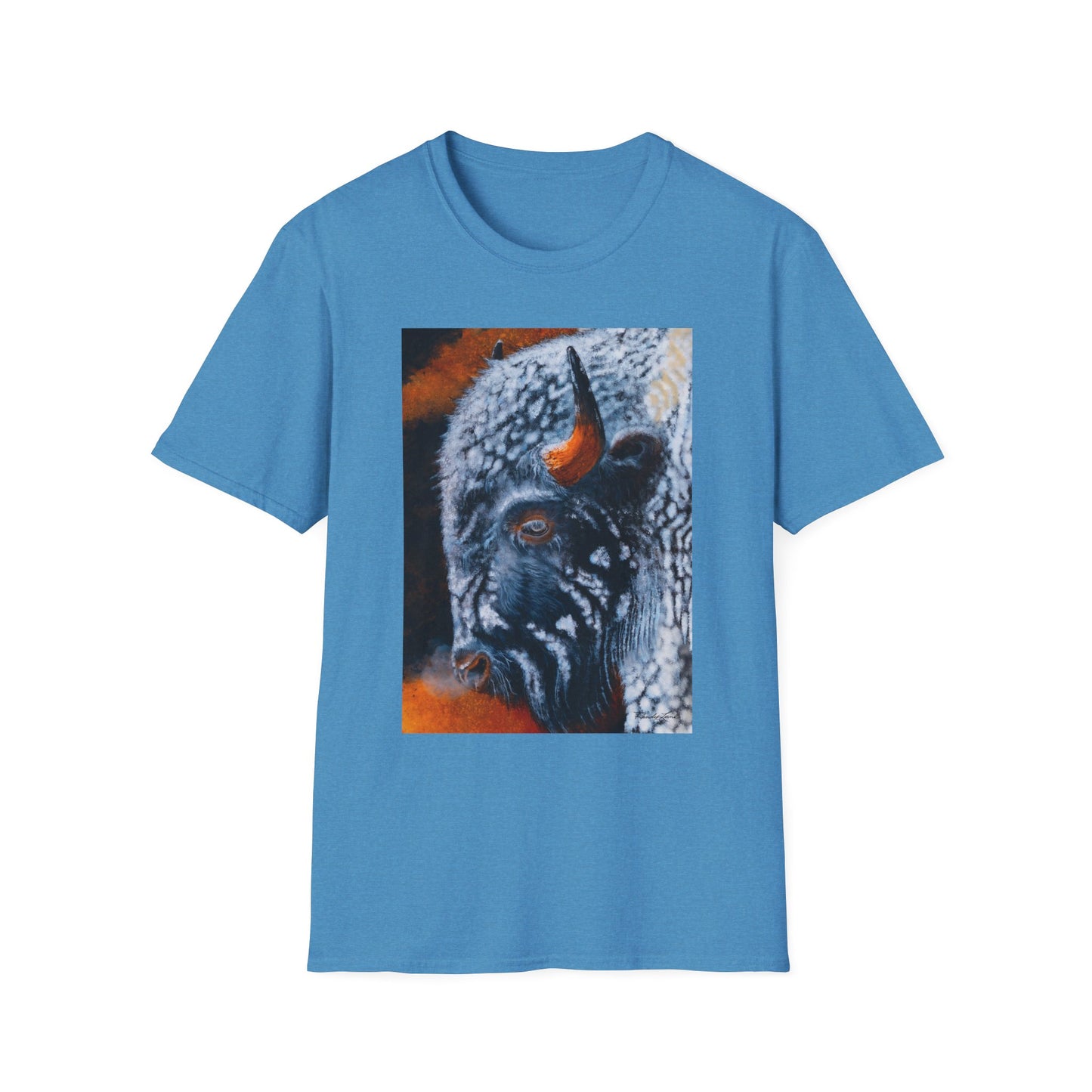 Storm Bison, Unisex Softstyle T-Shirt