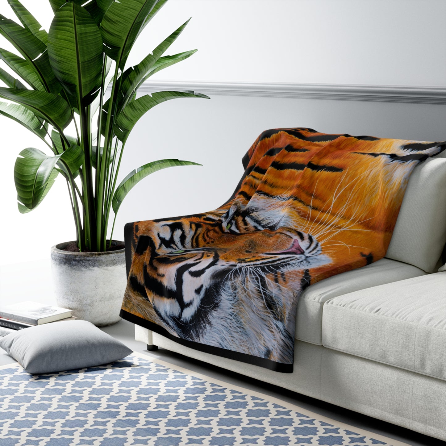 Tiger Stripe, Tiger Sherpa Blanket