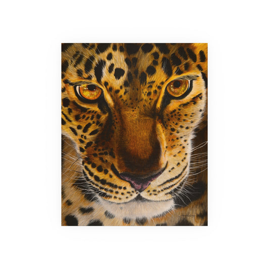 Windows to the Soul, Leopard Face Fine Art Print — Satin & Archival Matte