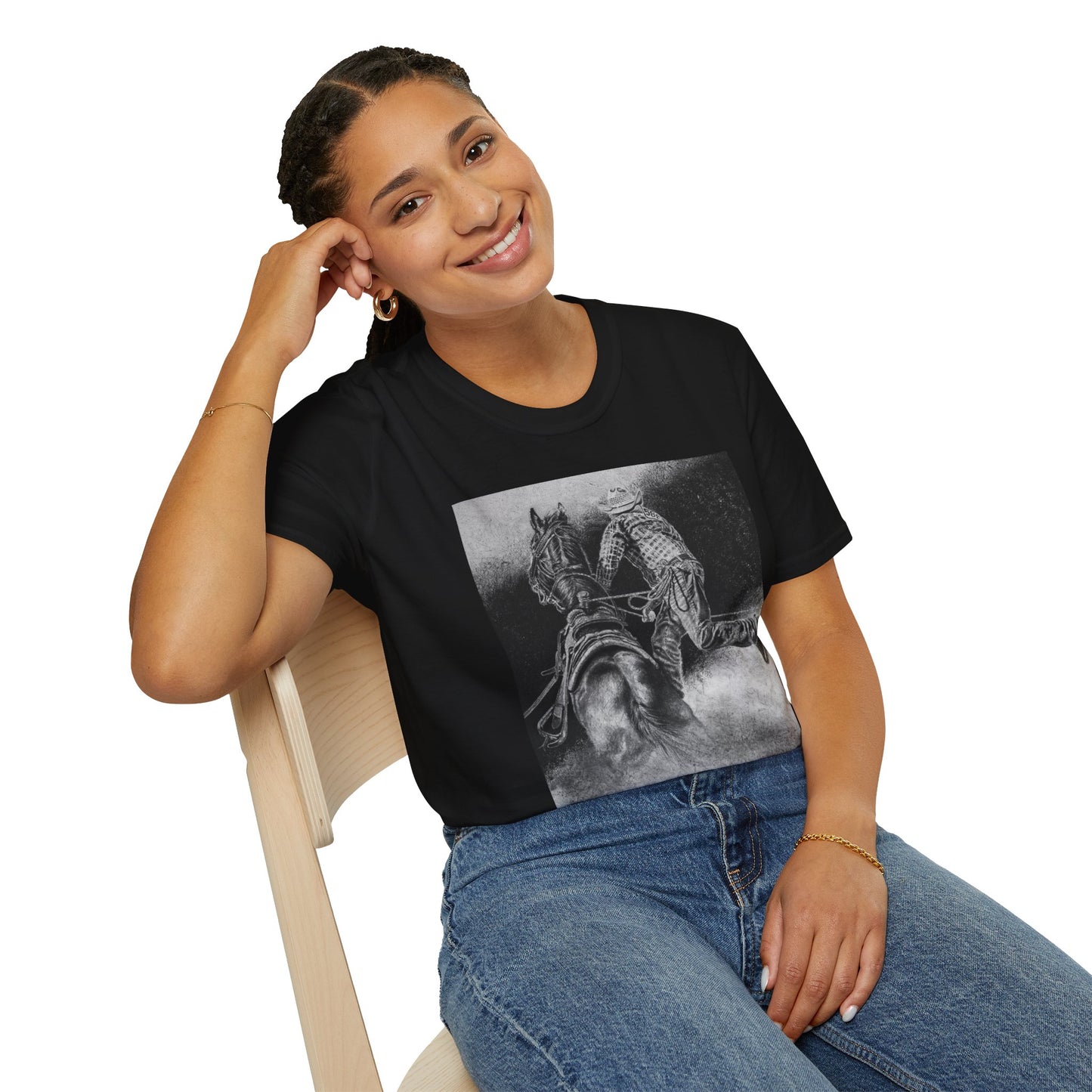 The Dismount. Steer Roper Unisex Softstyle T-Shirt