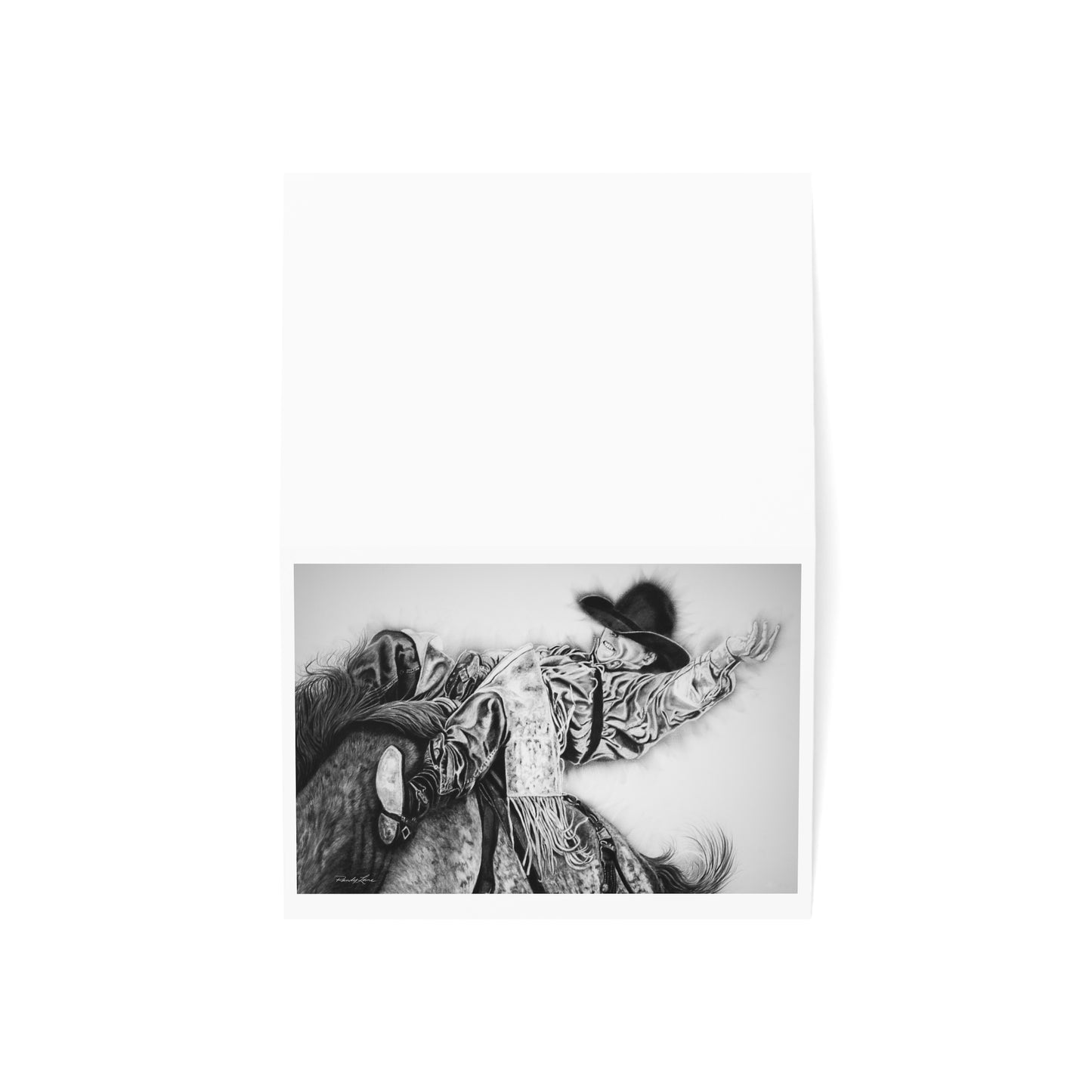 Go Time. Rodeo Art Greeting Cards
