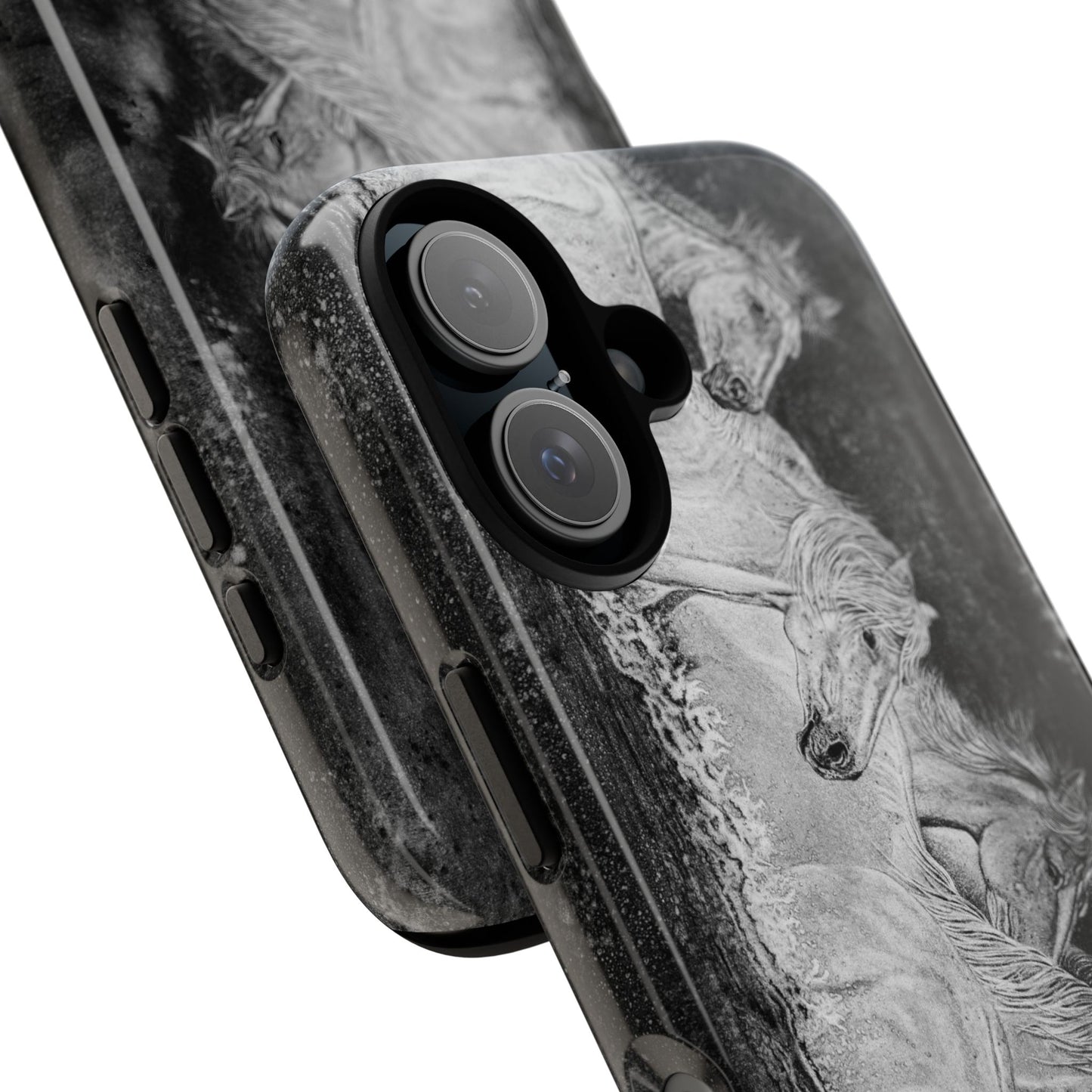 Night Swim, Horse-Themed Phone Case, Stylish Tough Cases