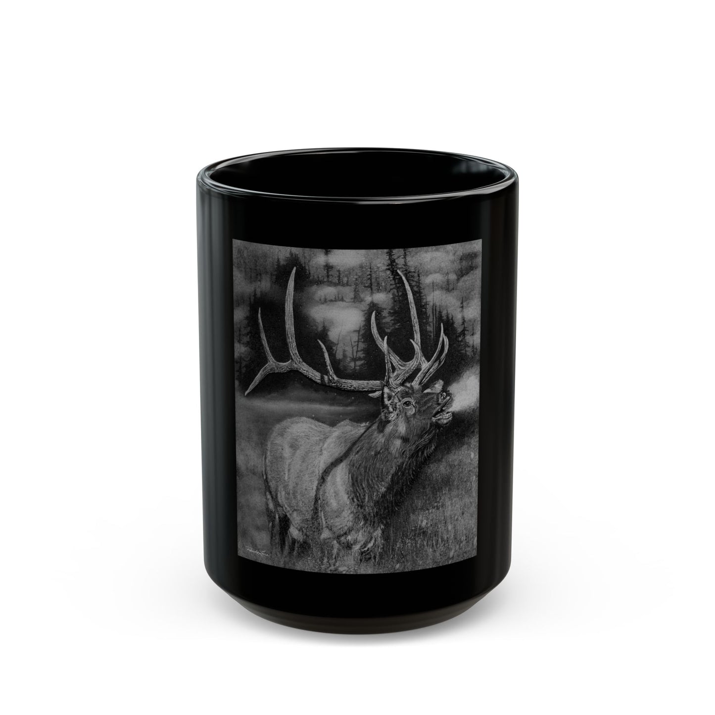 Mountain Music, Elk Black Mug