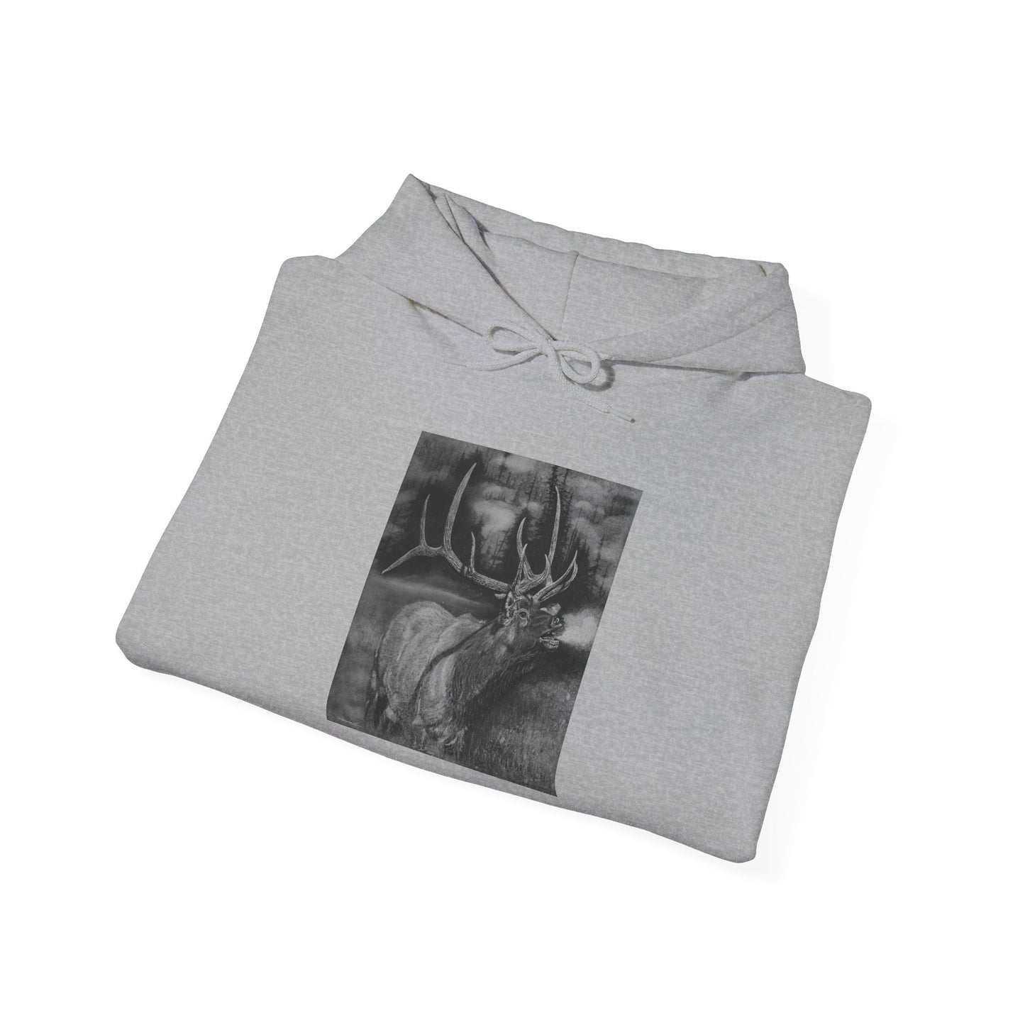 Mountain Music, Elk Unisex Hooded Sweatshirt