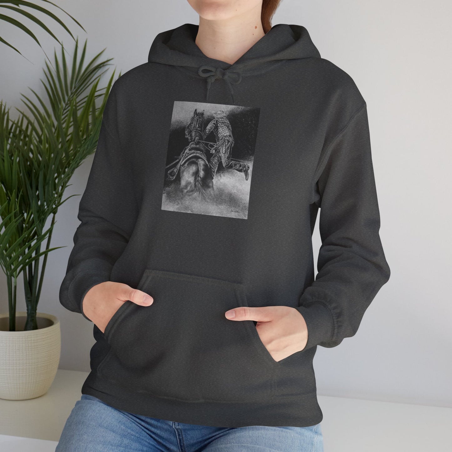 The Dismount. Steer Roper Unisex Hooded Sweatshirt