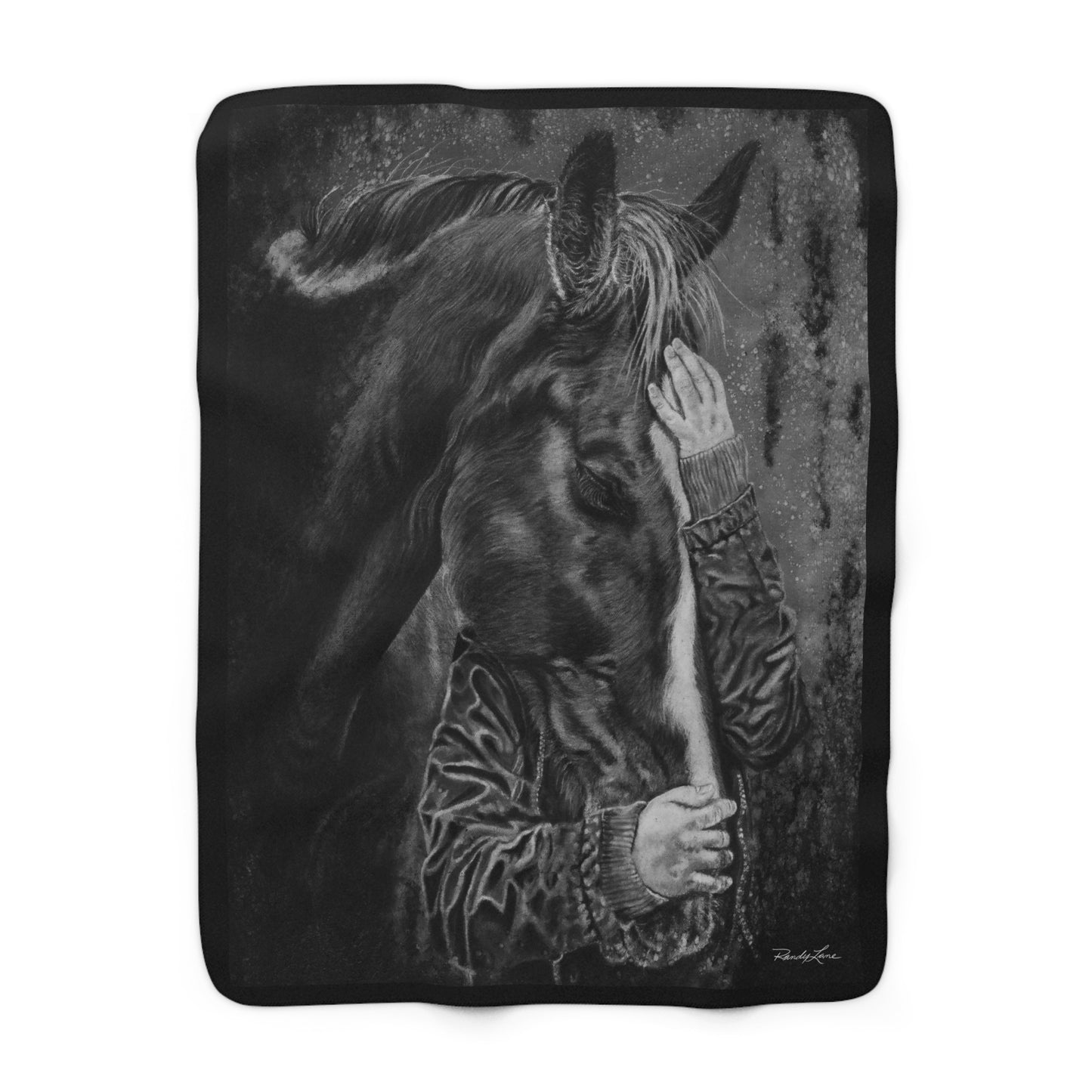 Secrets. Horse Lover's Sherpa Fleece Blanket