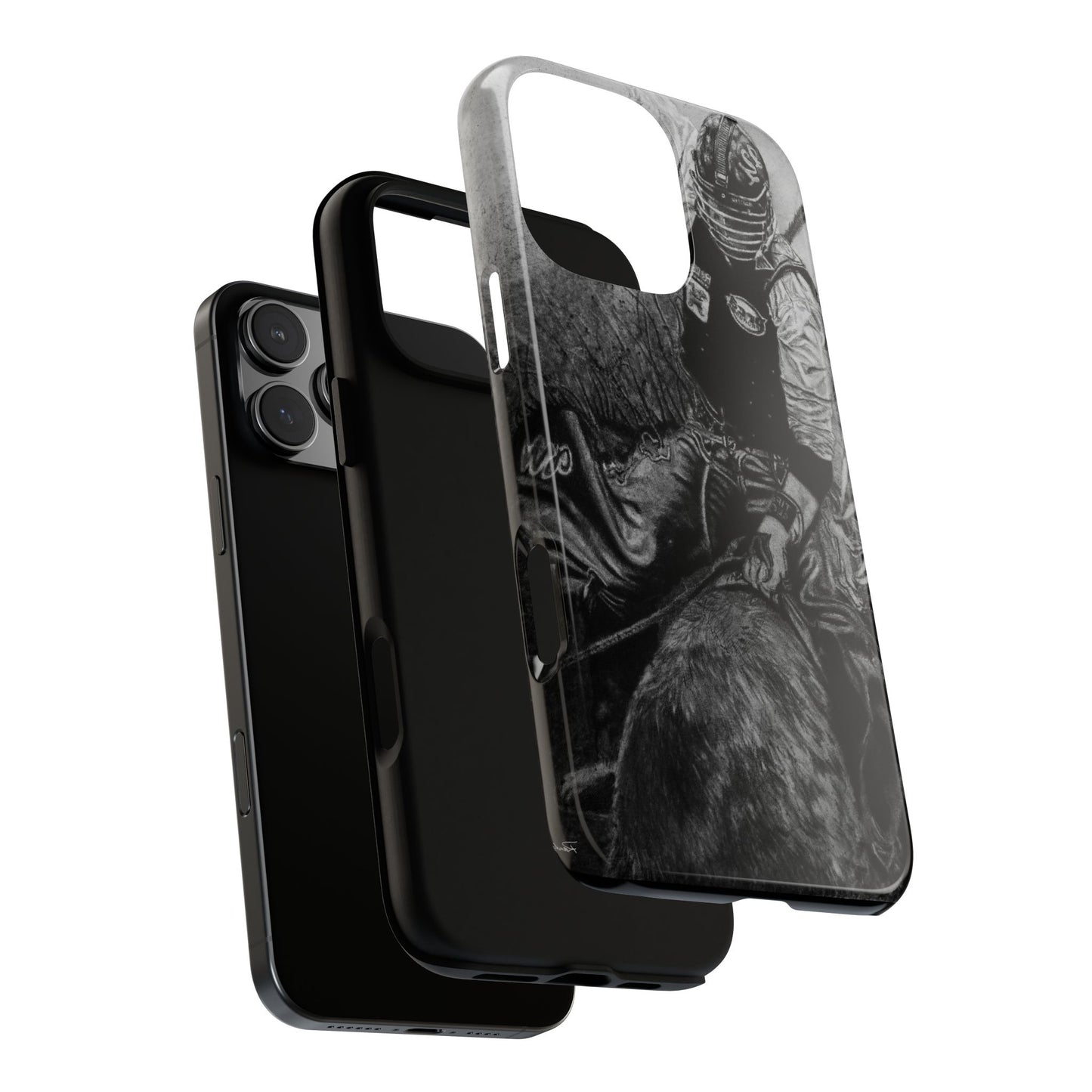 Gettin Frosty. Bull Rider Tough Cases: Durable Phone Case
