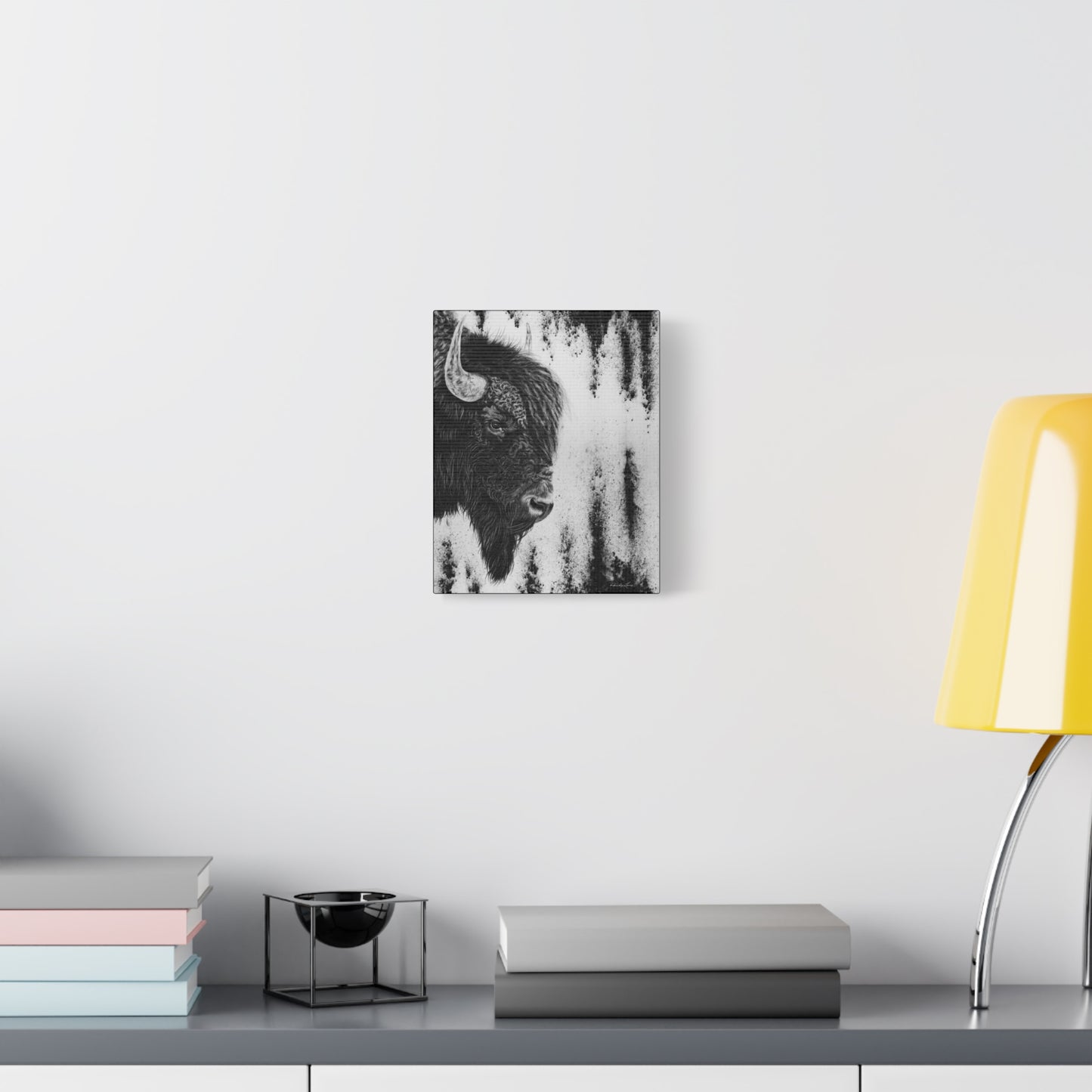 Pride, Bison Stretched Canvas Wall Decor