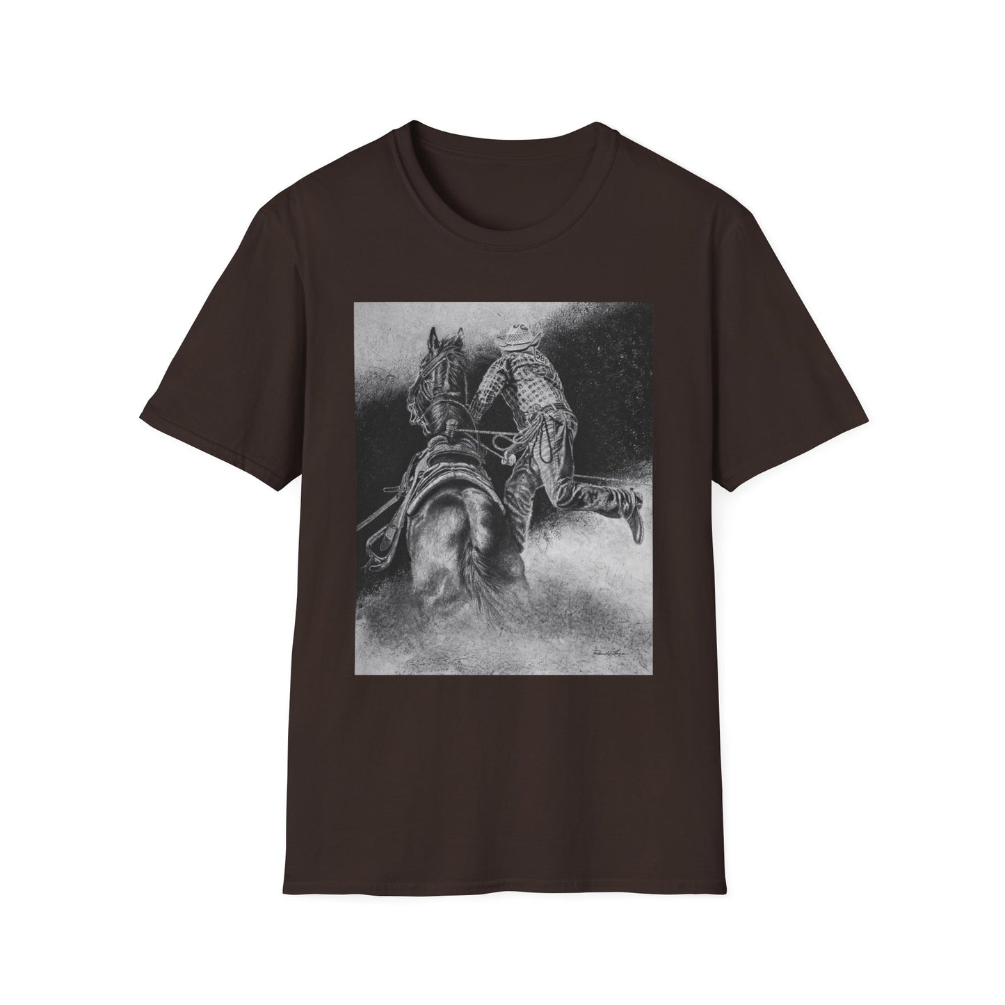 The Dismount. Steer Roper Unisex Softstyle T-Shirt