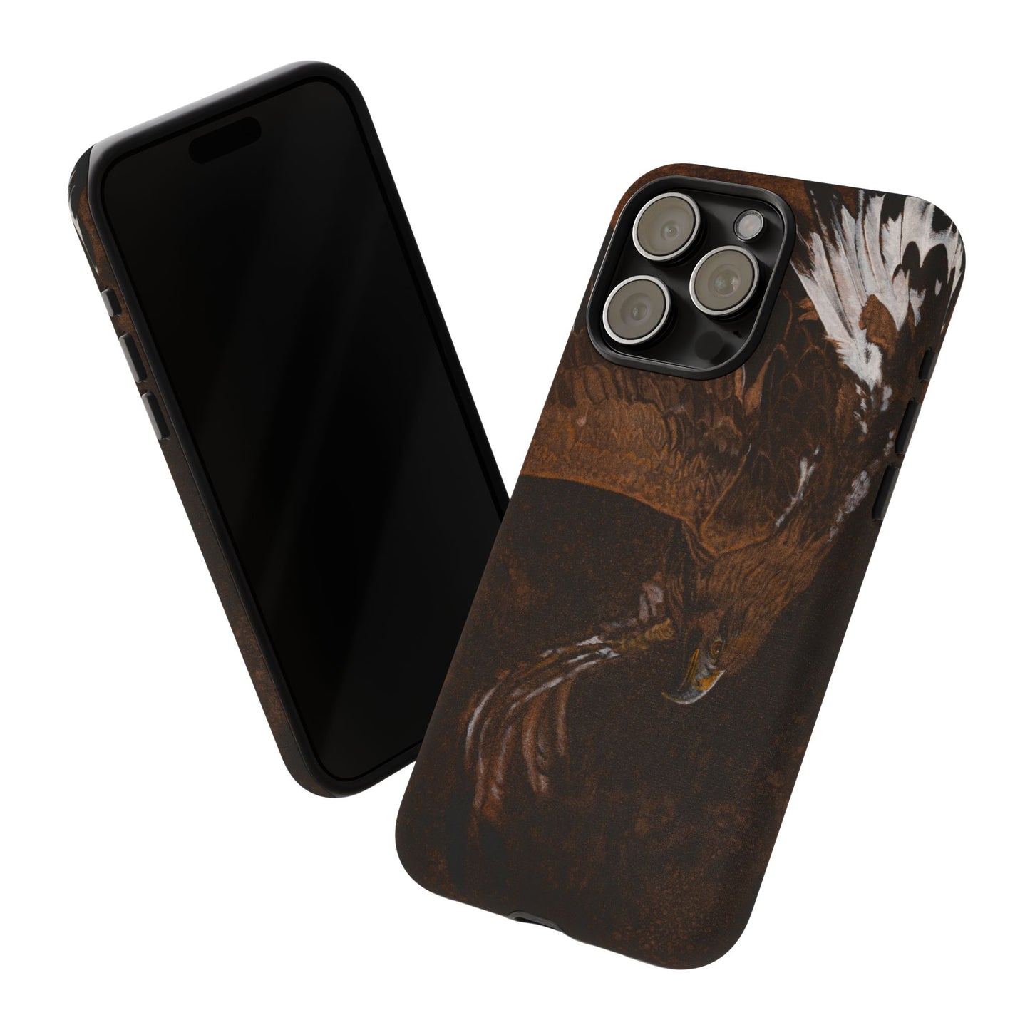 Golden Flight, Eagle Design Phone Case, Tough Cases