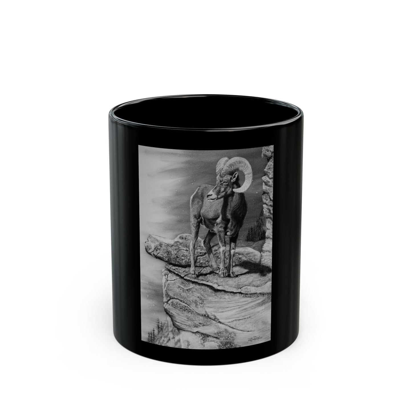 Legendary, Bighorn Sheep Black Mug