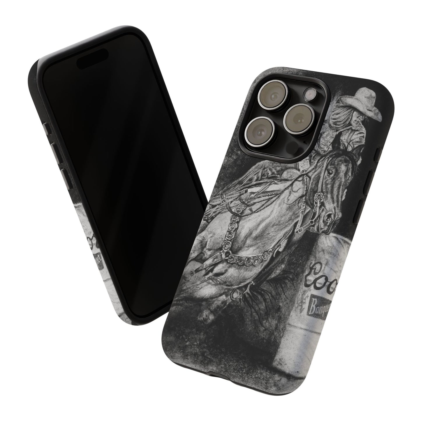 Sophie's Run. Rodeo Barrel Racer Phone Case