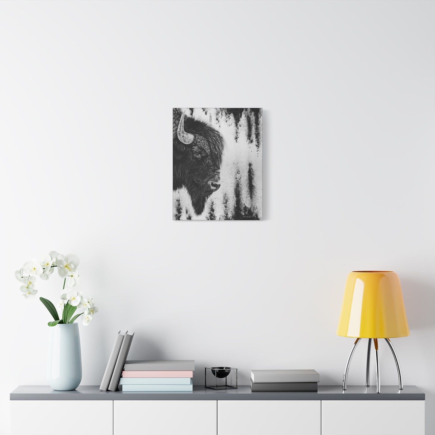 Pride, Bison Stretched Canvas Wall Decor