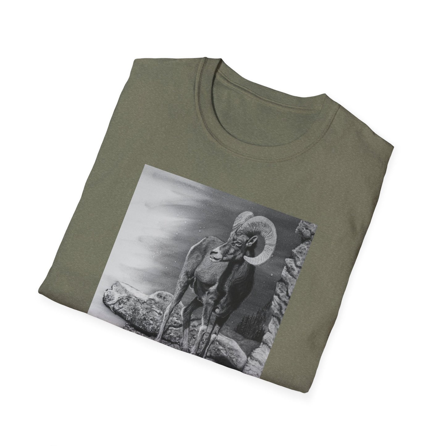 Legendary, Bighorn Sheep Unisex Softstyle Tee