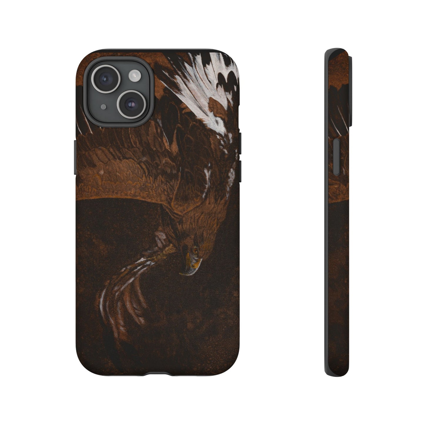 Golden Flight, Eagle Design Phone Case, Tough Cases