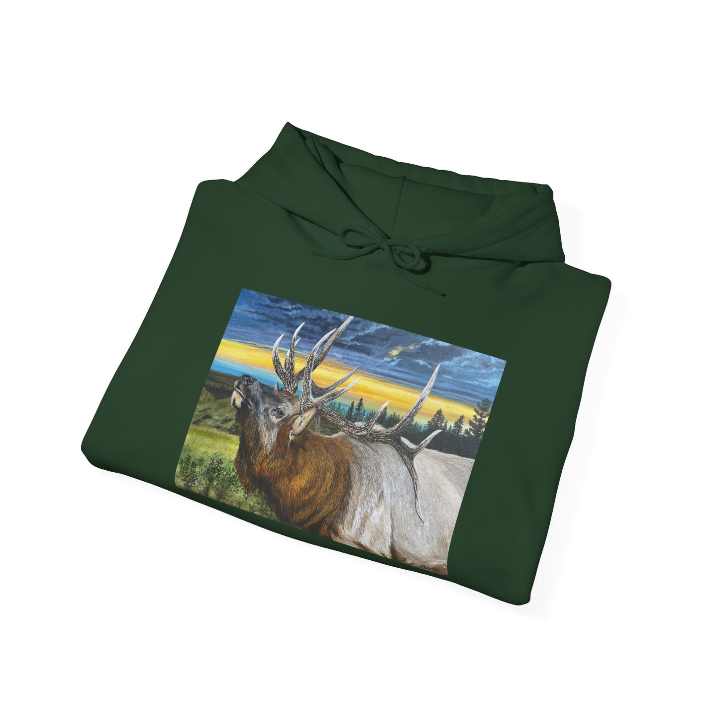 Sunset Serenade, Elk Unisex Hoodie