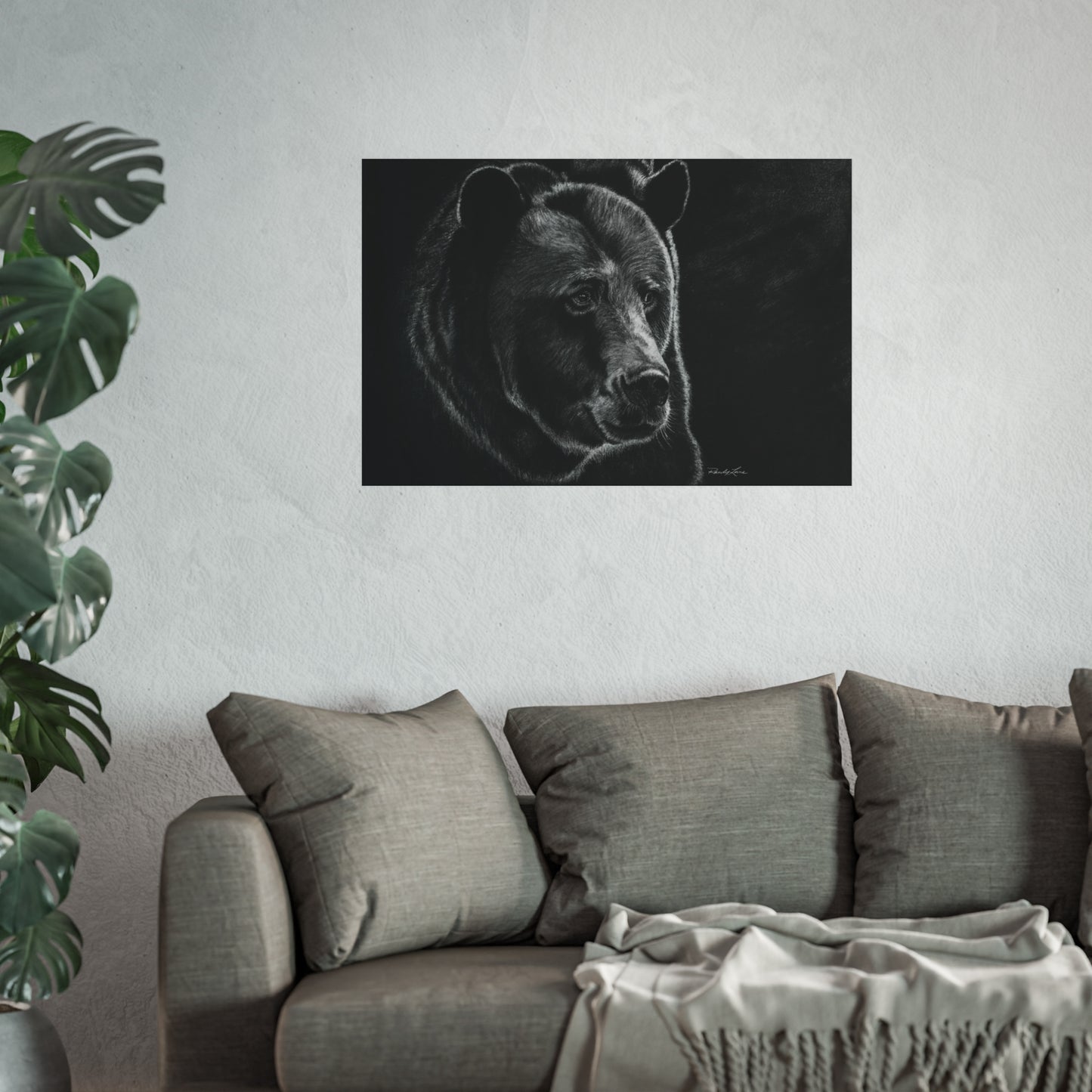 Dominance, Fine Art Bear Print