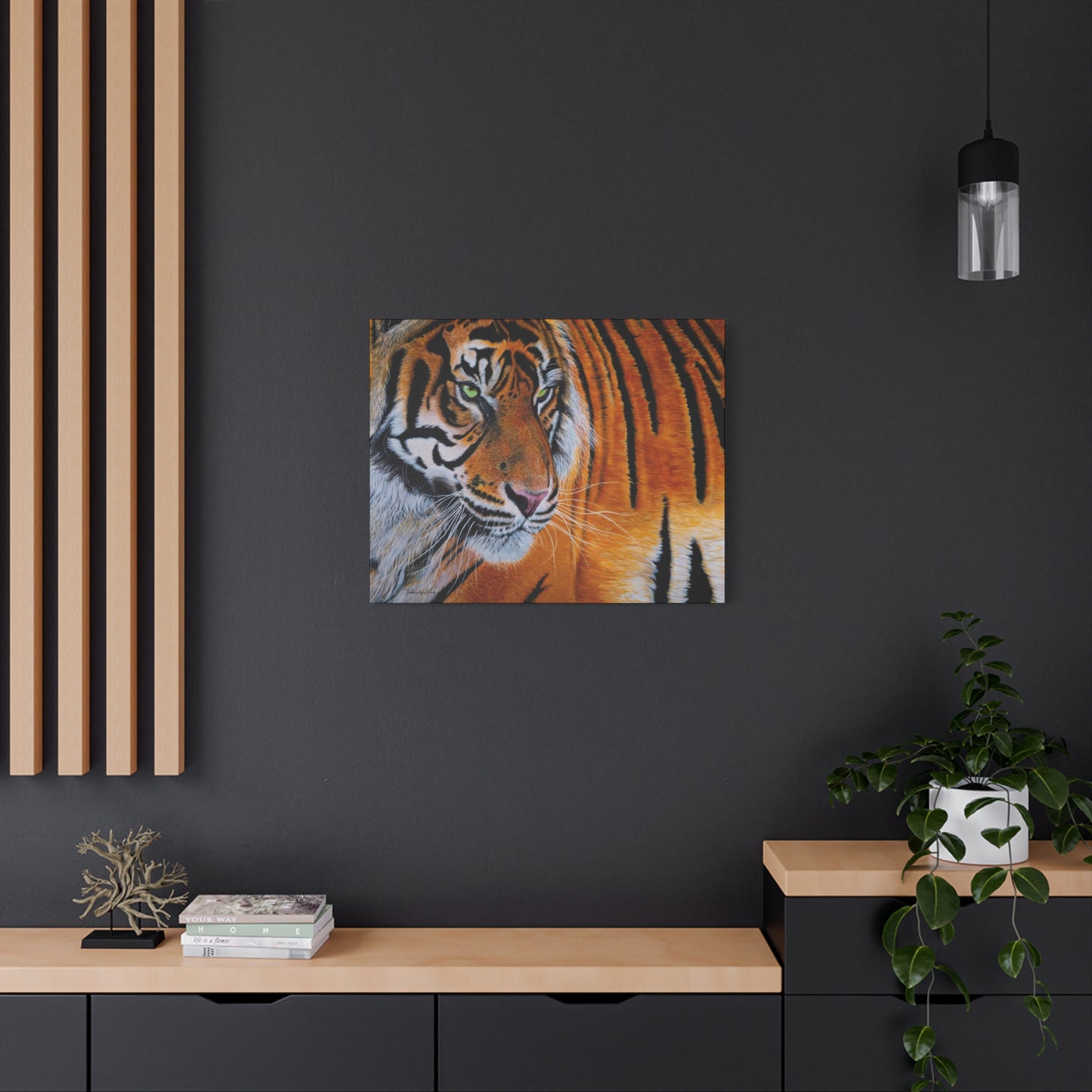 Tiger Stripe, Tiger Canvas Art
