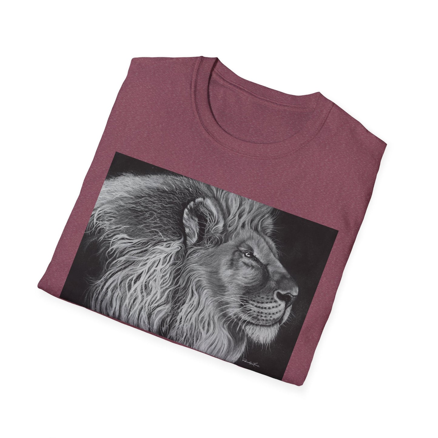 King of Cool, Lion Graphic Tee - Unisex Softstyle T-Shirt