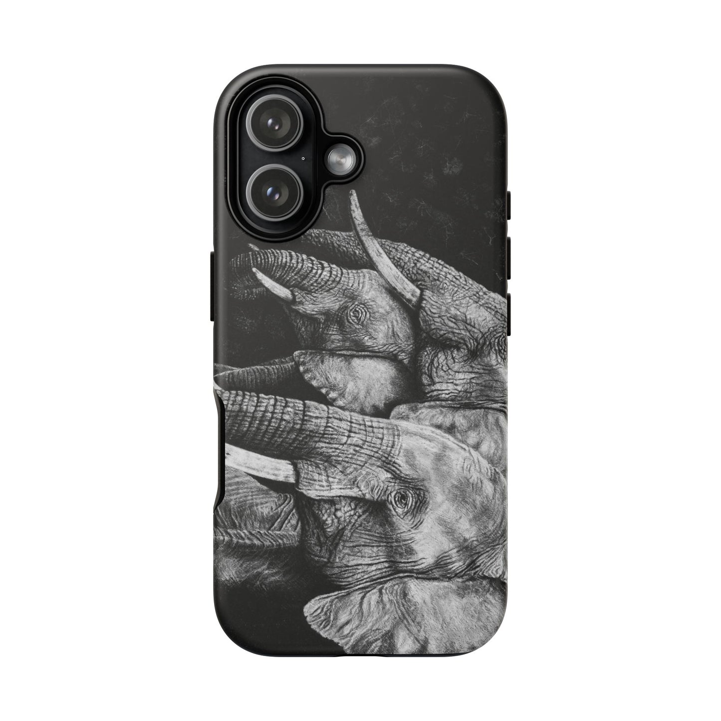 Brushland Bond. Elephant Art Tough Phone Case