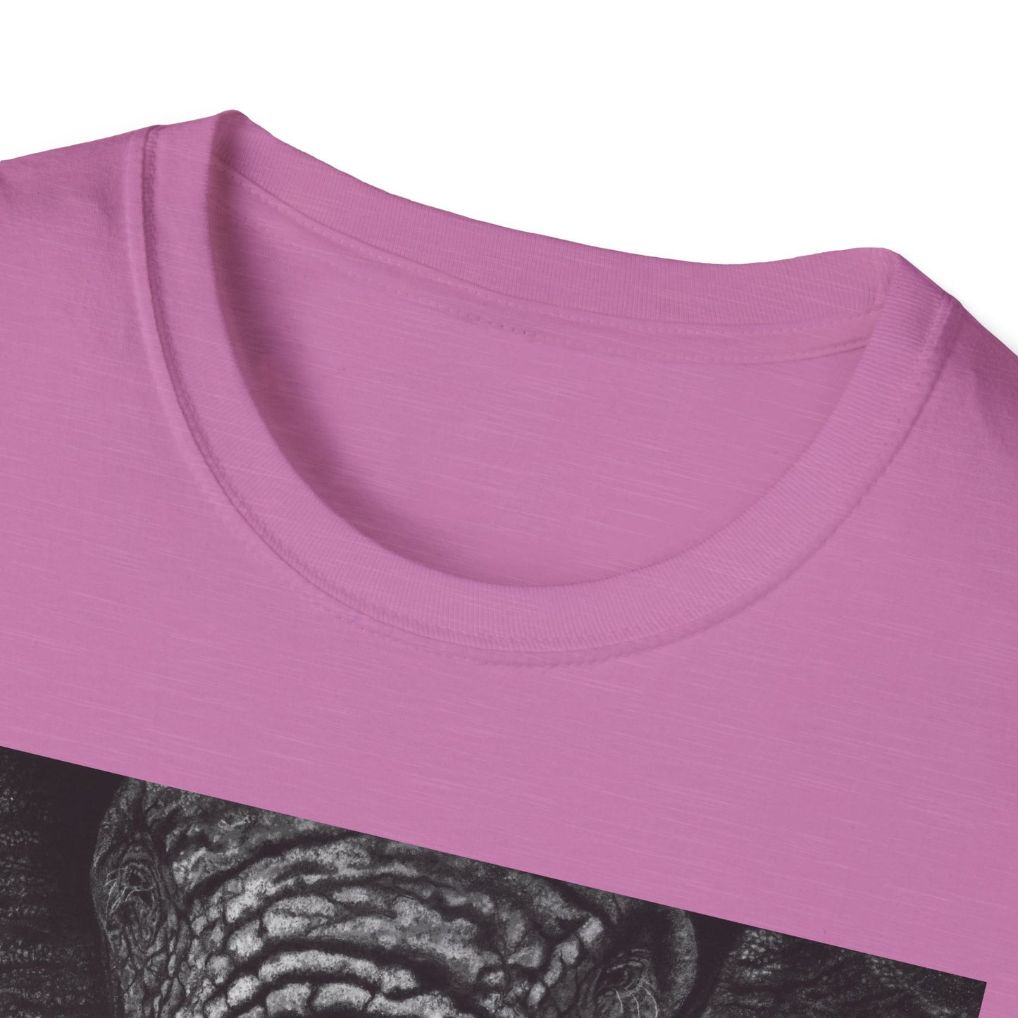Ebony and Ivory, Elephant Graphic Unisex Softstyle T-Shirt