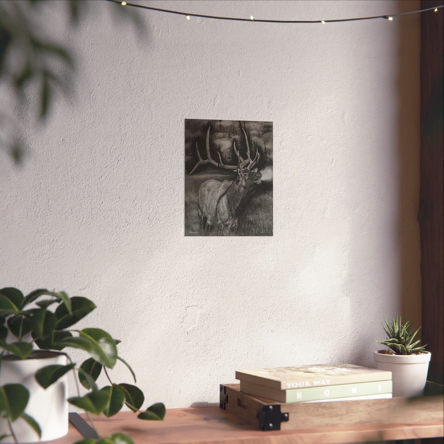 Mountain Music, Elk Fine Art Print