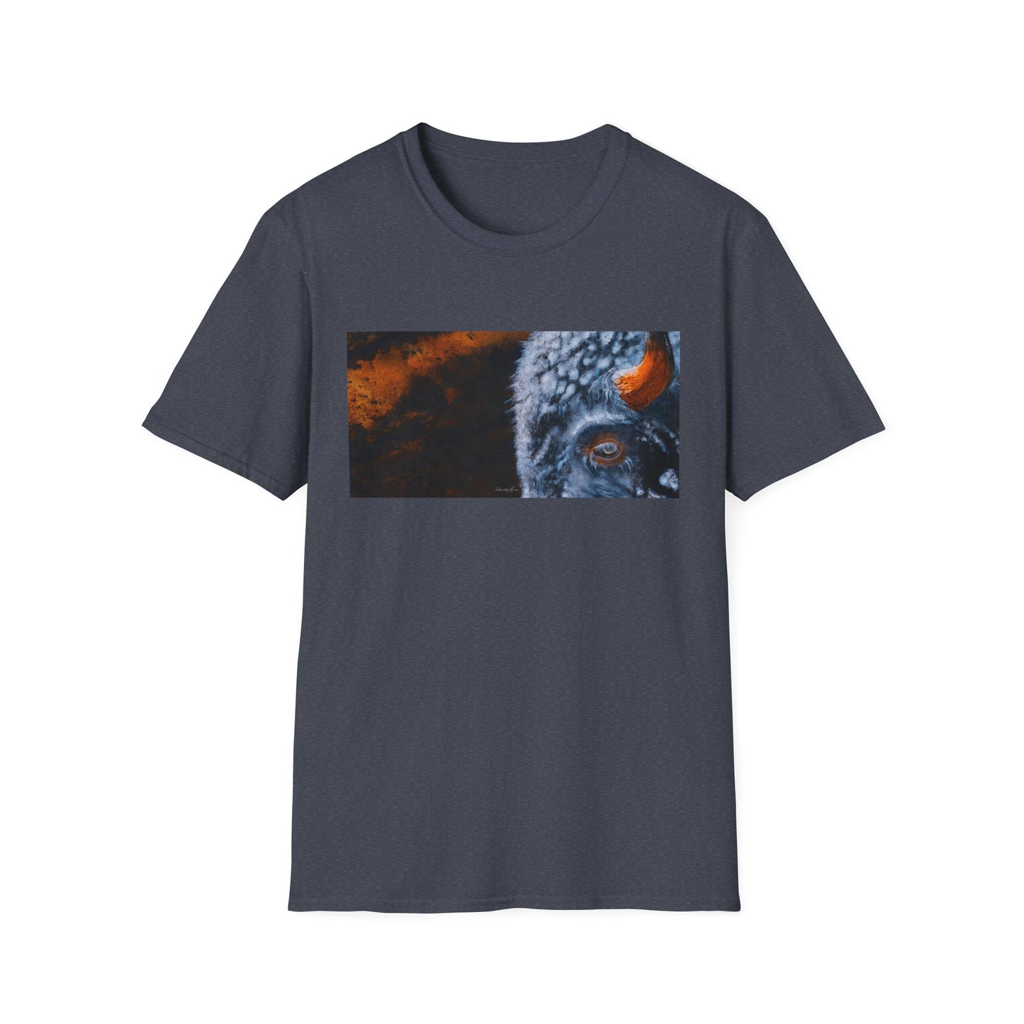 Storm Bison, Unisex Softstyle T-Shirt