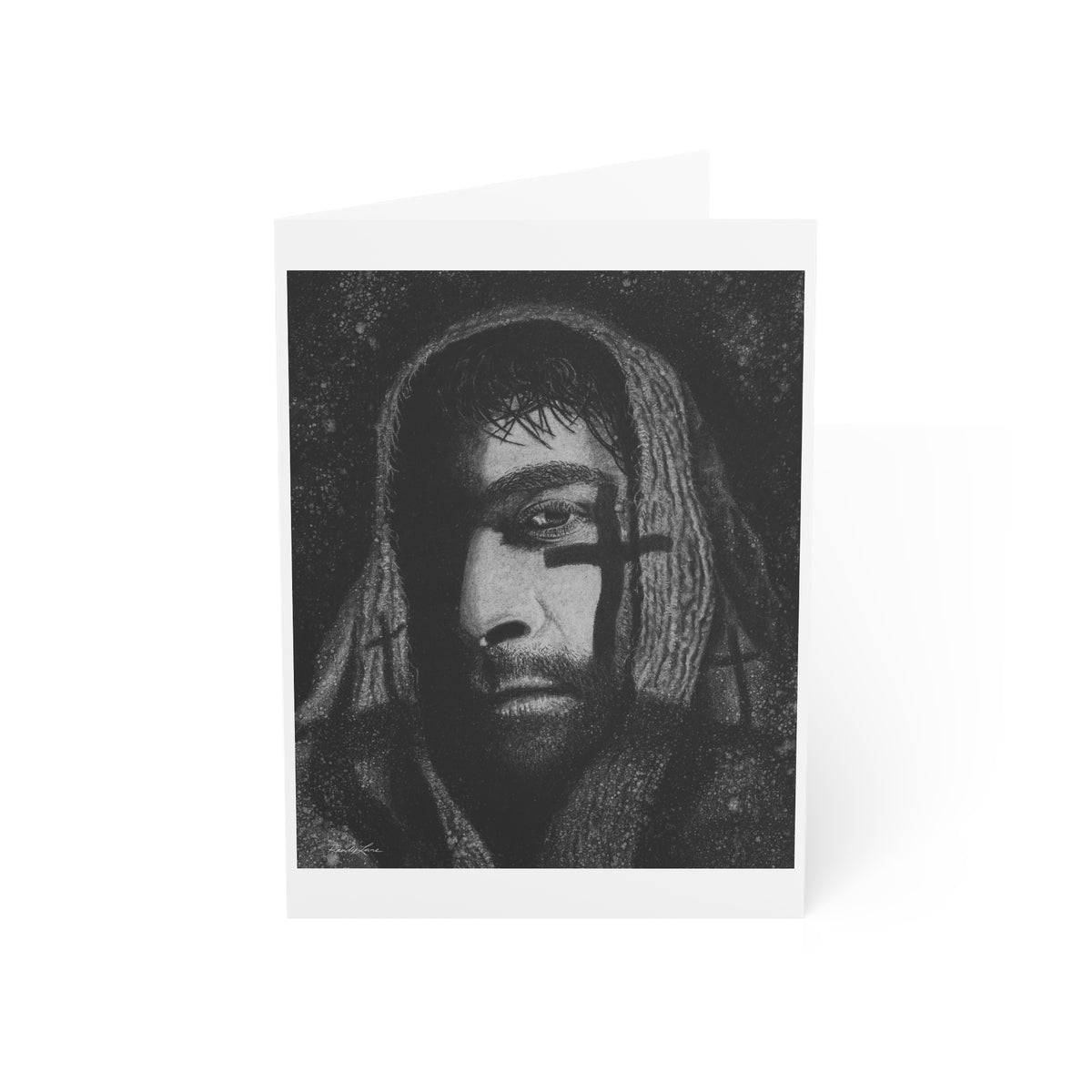 Barrabas, Original Religious Painting Greeting Cards, Unique Cards for All Occasions, Handmade Stationery, Religious & Inspirational Cards