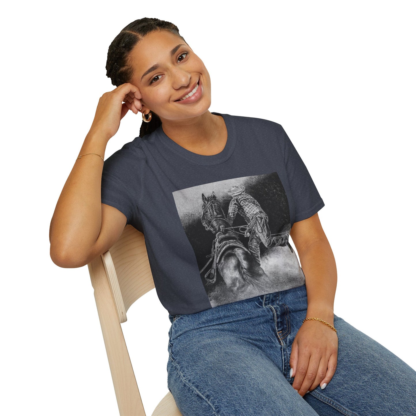 The Dismount. Steer Roper Unisex Softstyle T-Shirt