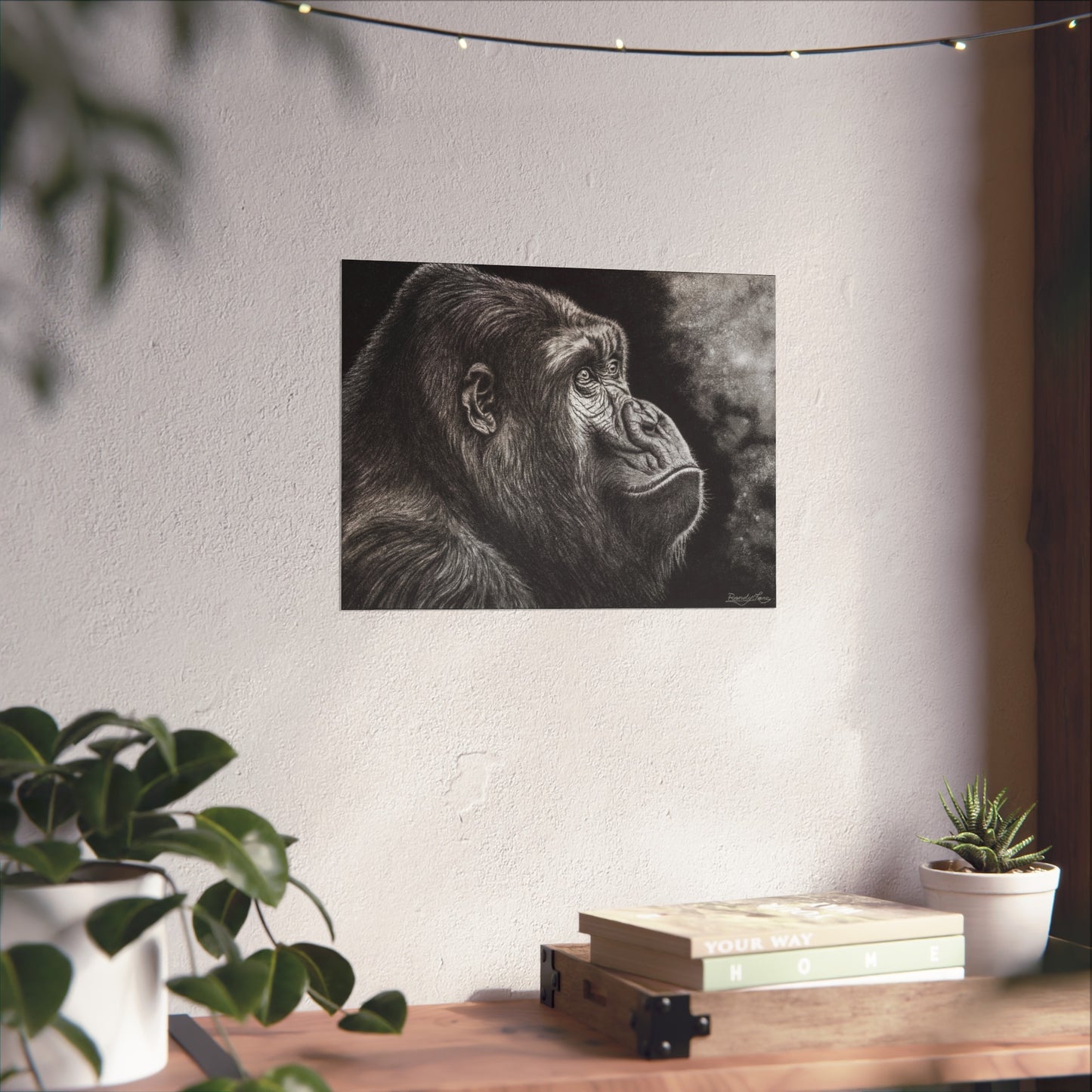 Gorilla, Majestic Gorilla Fine Art Print