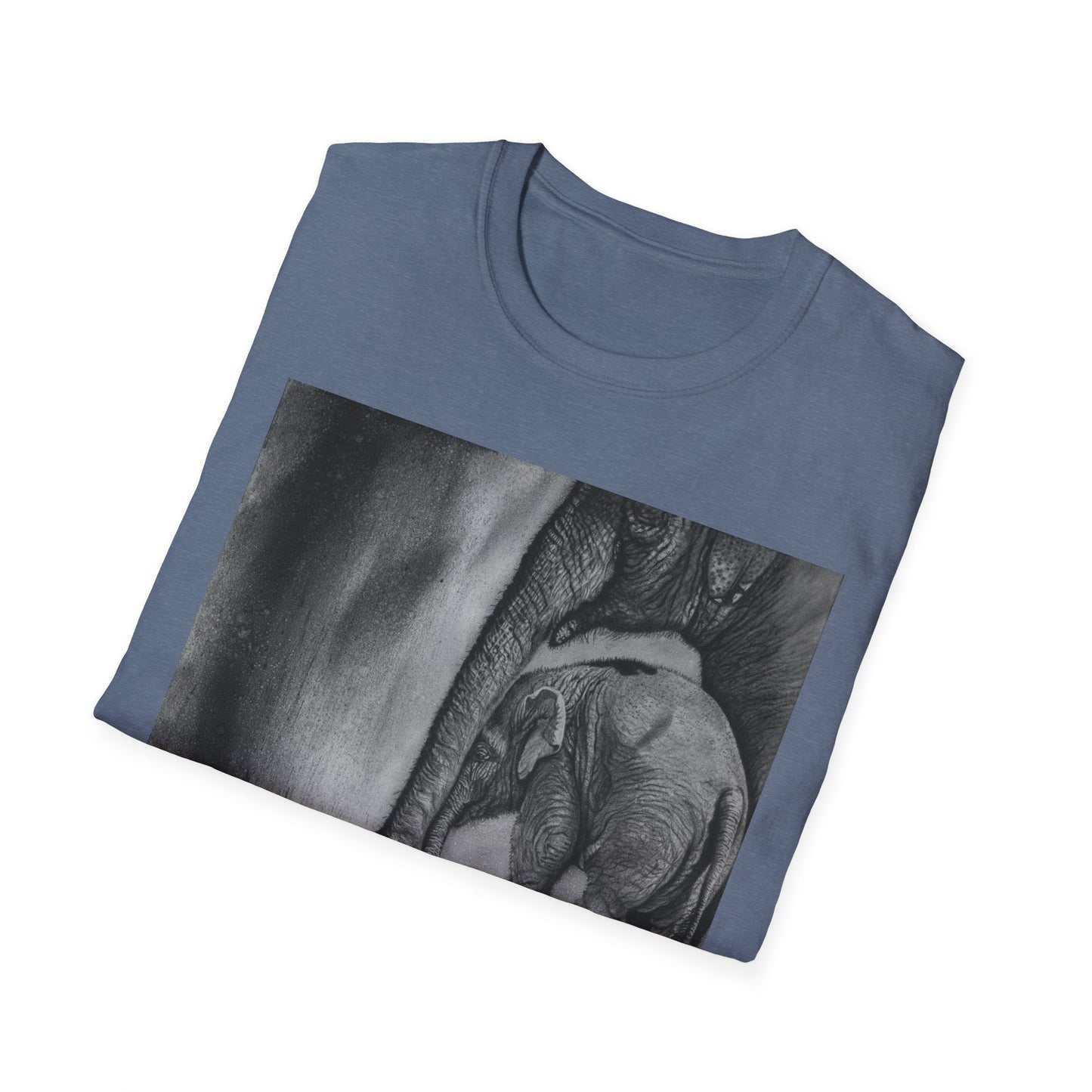 Trunks of Love, Elephant Unisex Softstyle T-Shirt