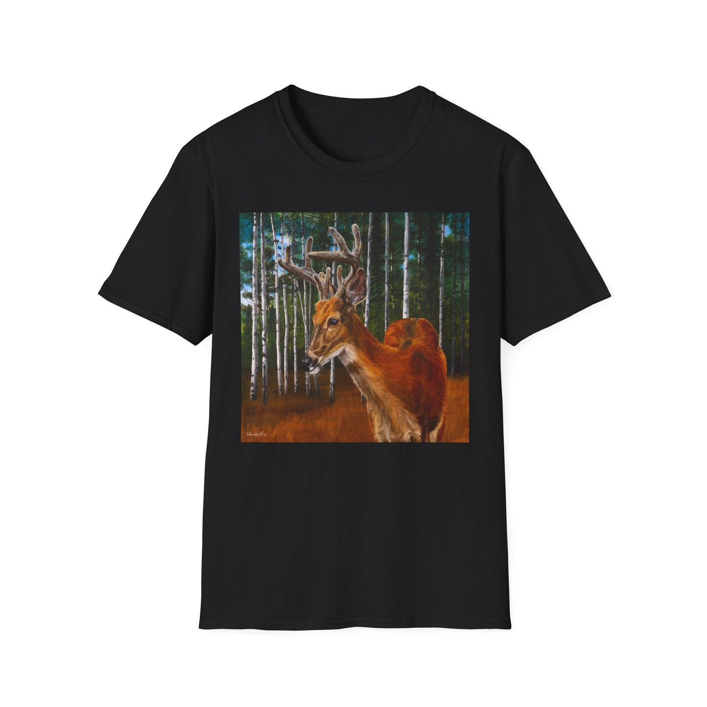 Velvet Crush, Deer Unisex Softstyle T-Shirt