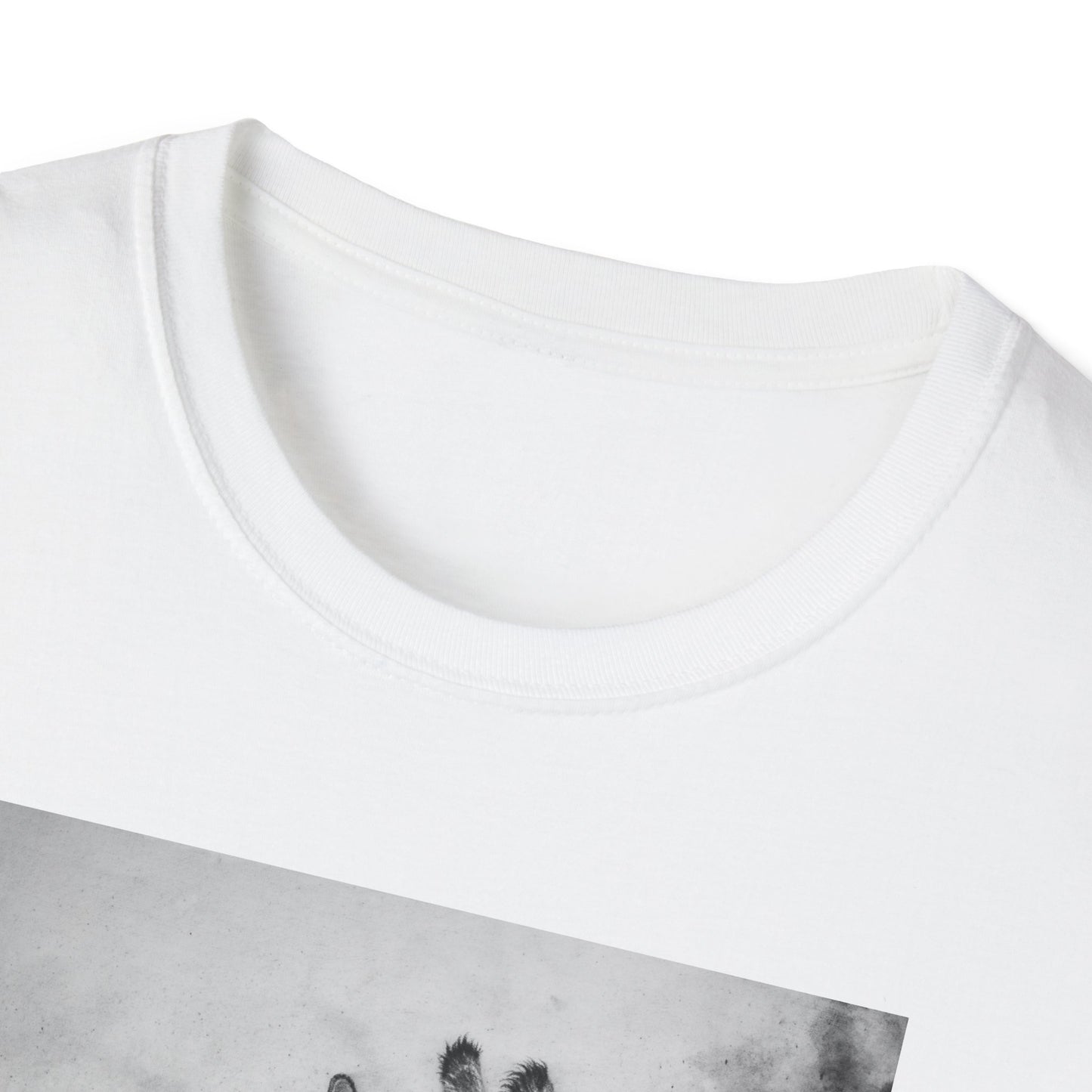 Grace in the Grassland, Giraffe Unisex Softstyle T-Shirt