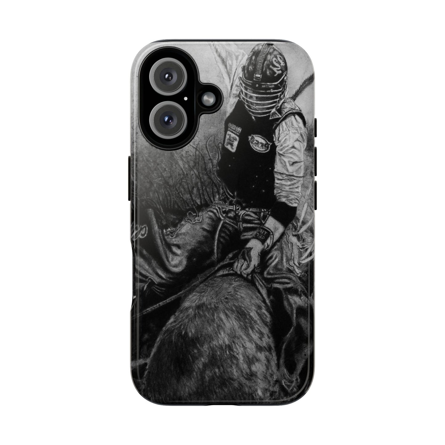 Gettin Frosty. Bull Rider Tough Cases: Durable Phone Case