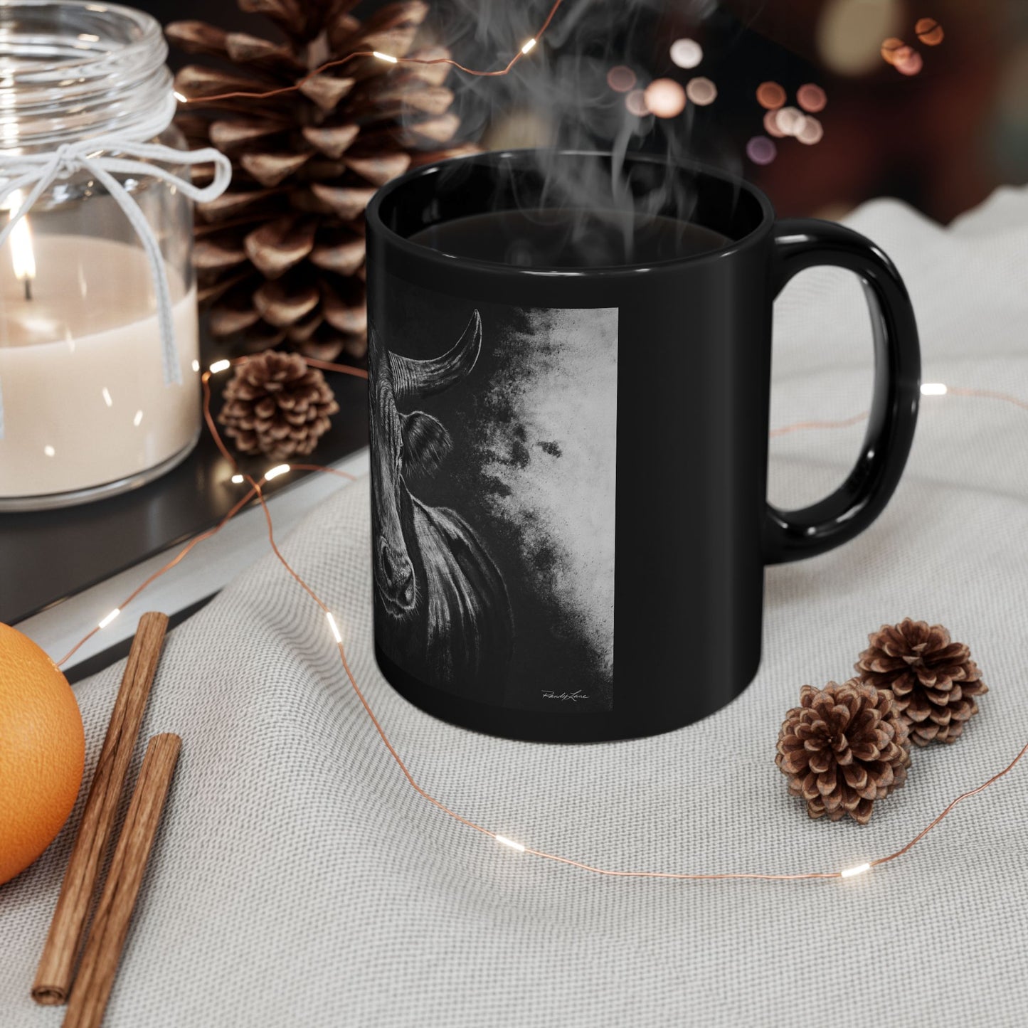 Stonebreaker. Bucking Bull Coffee Mug
