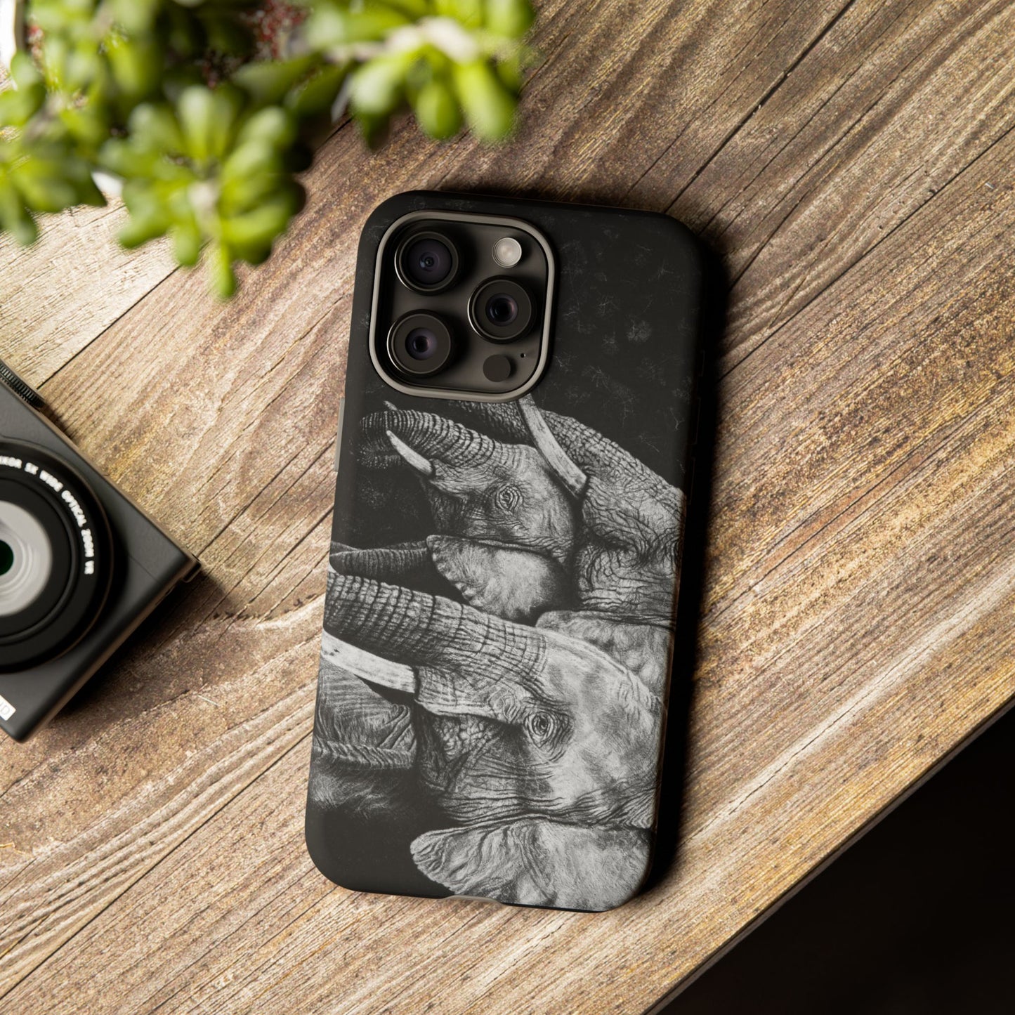 Brushland Bond. Elephant Art Tough Phone Case