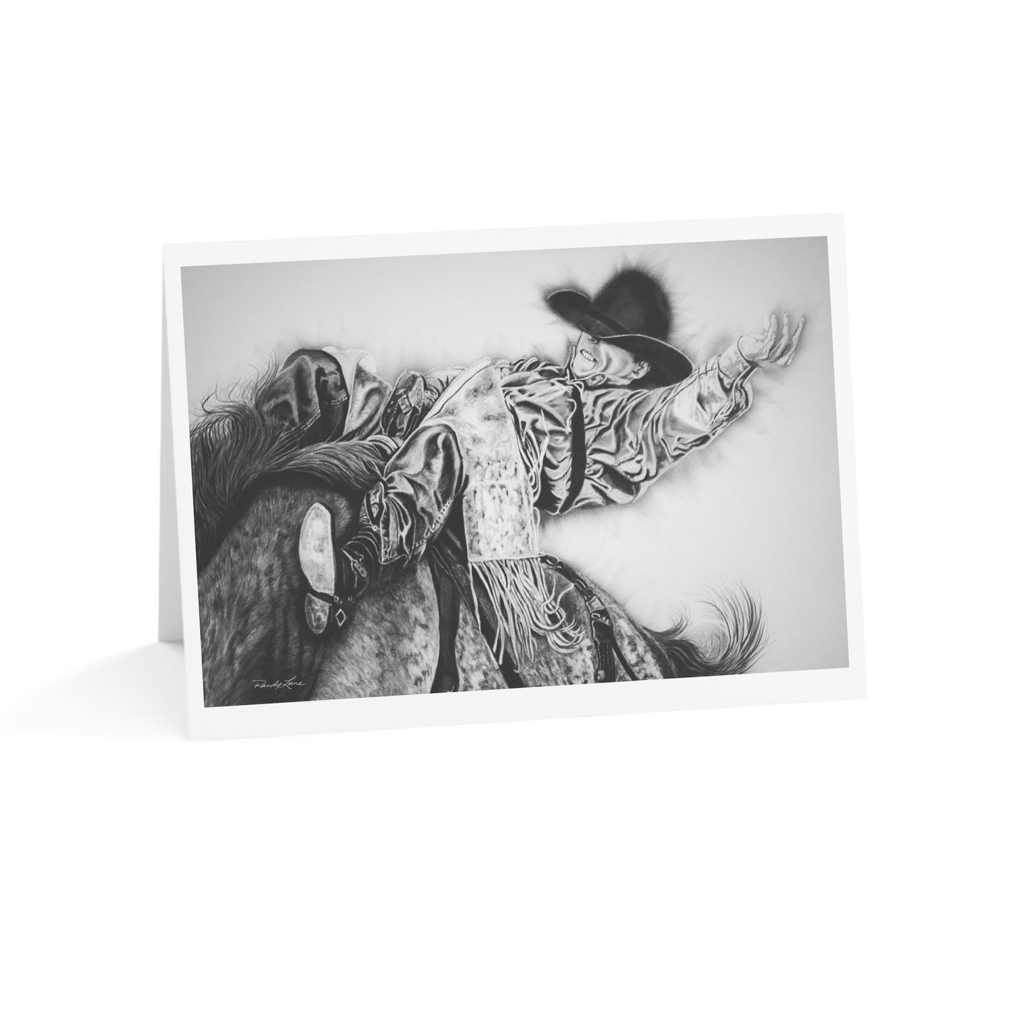 Go Time. Rodeo Art Greeting Cards