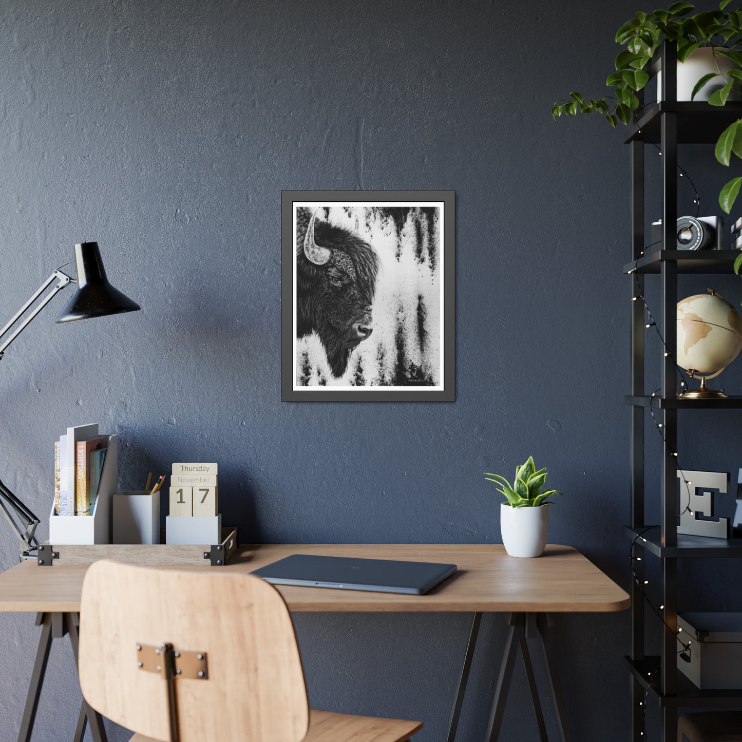 Pride, Bison Framed Fine Art Prints
