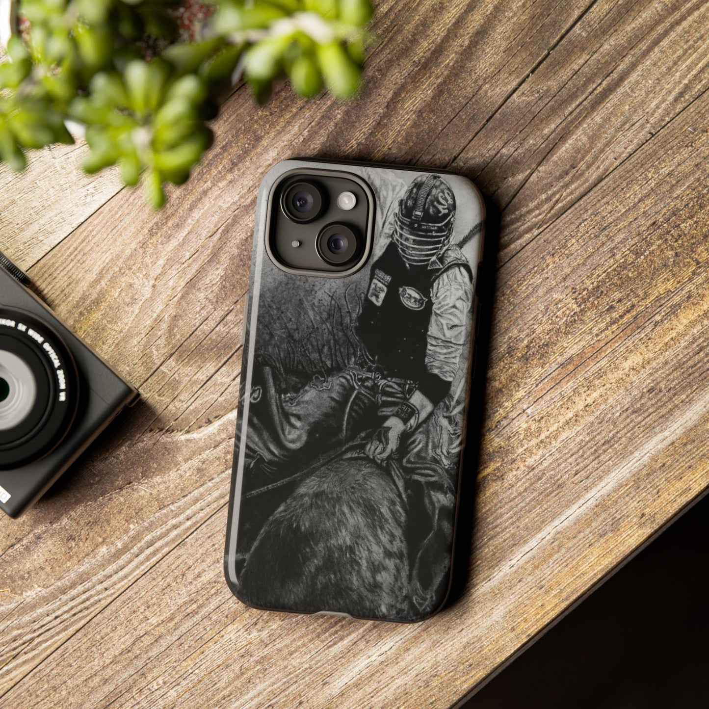 Gettin Frosty. Bull Rider Tough Cases: Durable Phone Case